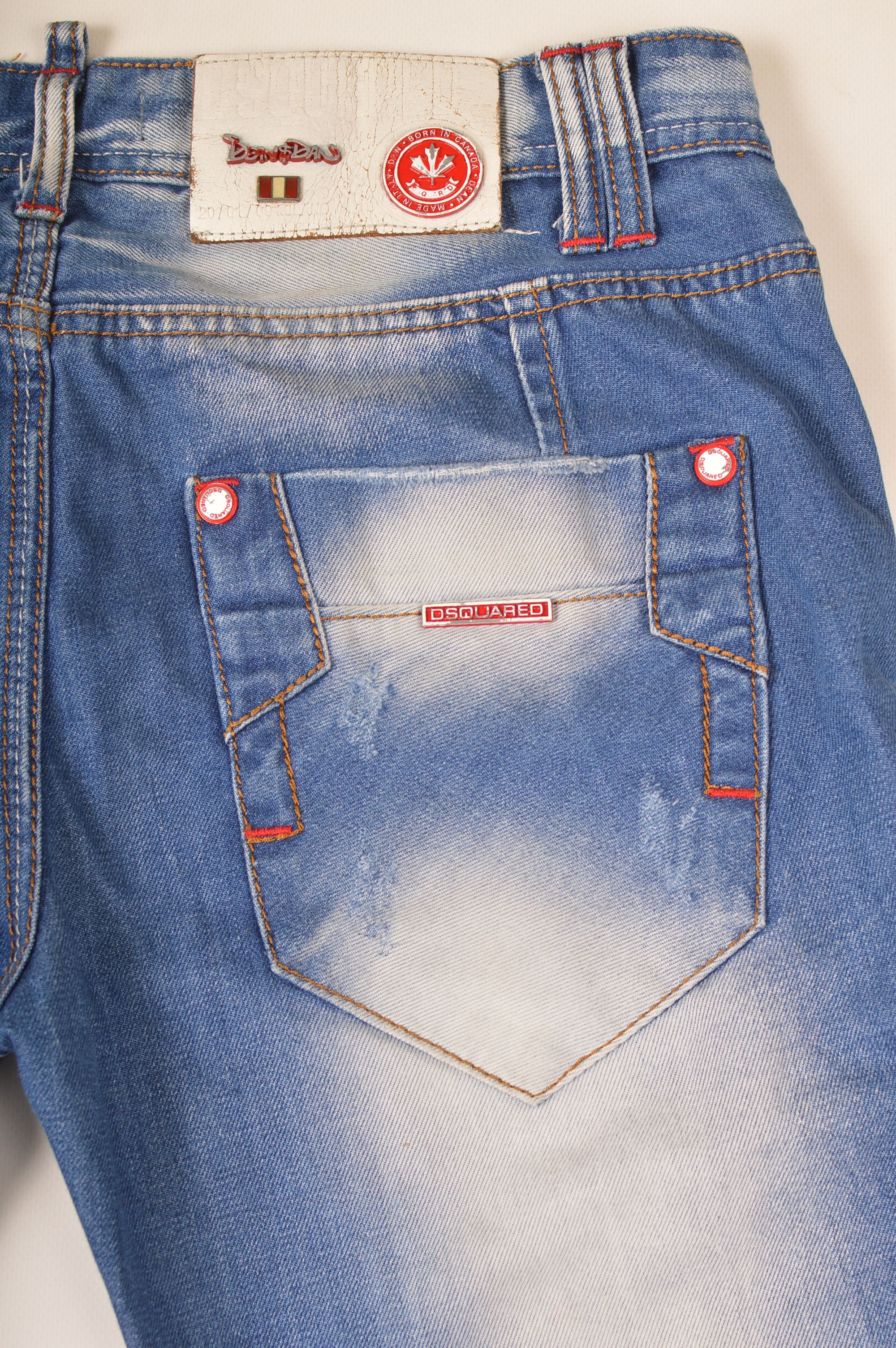Dsquared2 Dsquared2 74 LA263 Vintage Straight Leg Denim Jeans Size US 31 - 11 Thumbnail