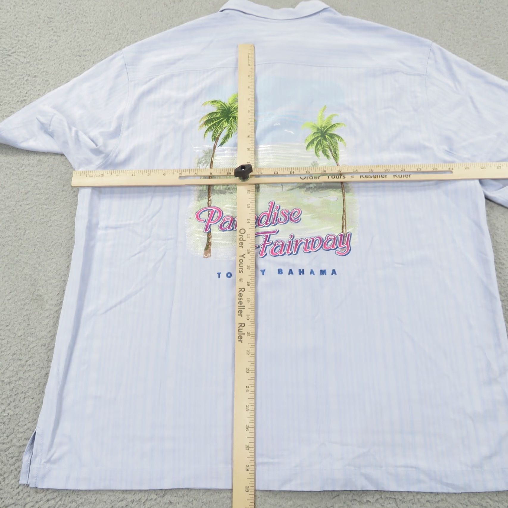 Tommy Bahama Tommy Bahama Shirt XL Men Silk Embroidered Paradise Fairway Camp Golf Palm Beach Shirt Size US XL / EU 56 / 4 - 7 Thumbnail