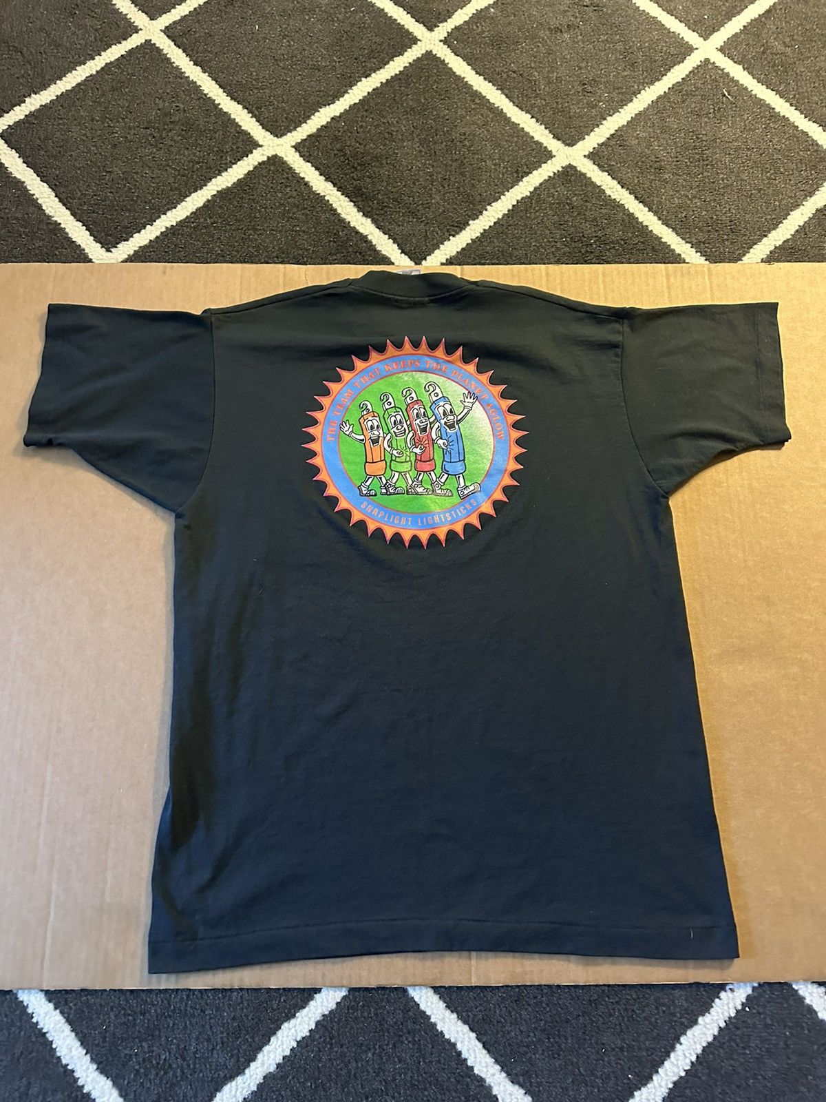 Vintage Snap light light sticks vintage single stitched shirt Size US L / EU 52-54 / 3 - 3 Thumbnail
