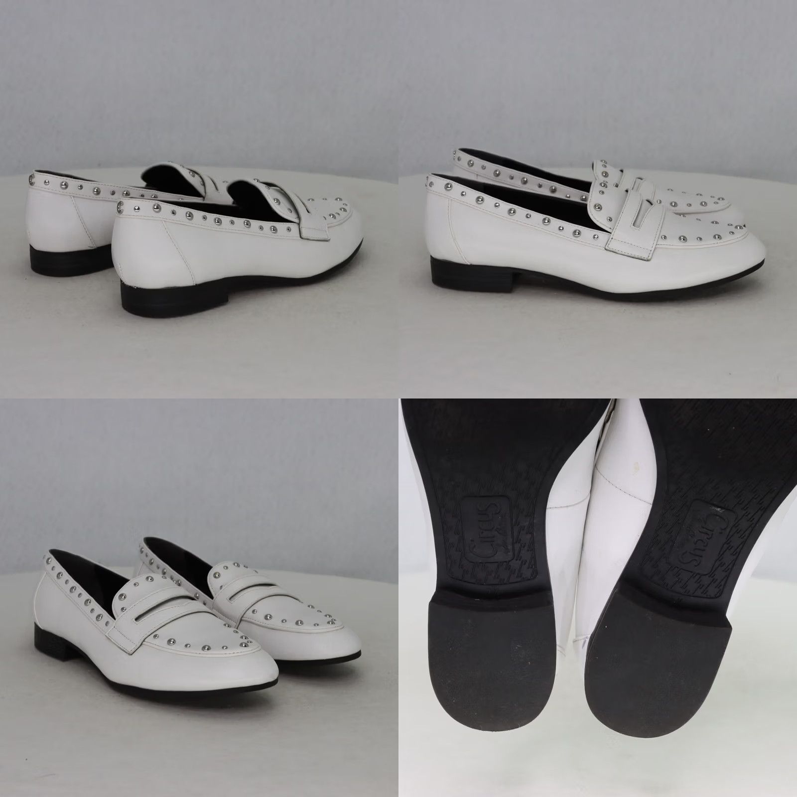 Sam Edelman Circus by Sam Edelman Harlee Studded Loafers White WOMENS Size 7.5 Size US 8 / IT 38 - 8 Thumbnail