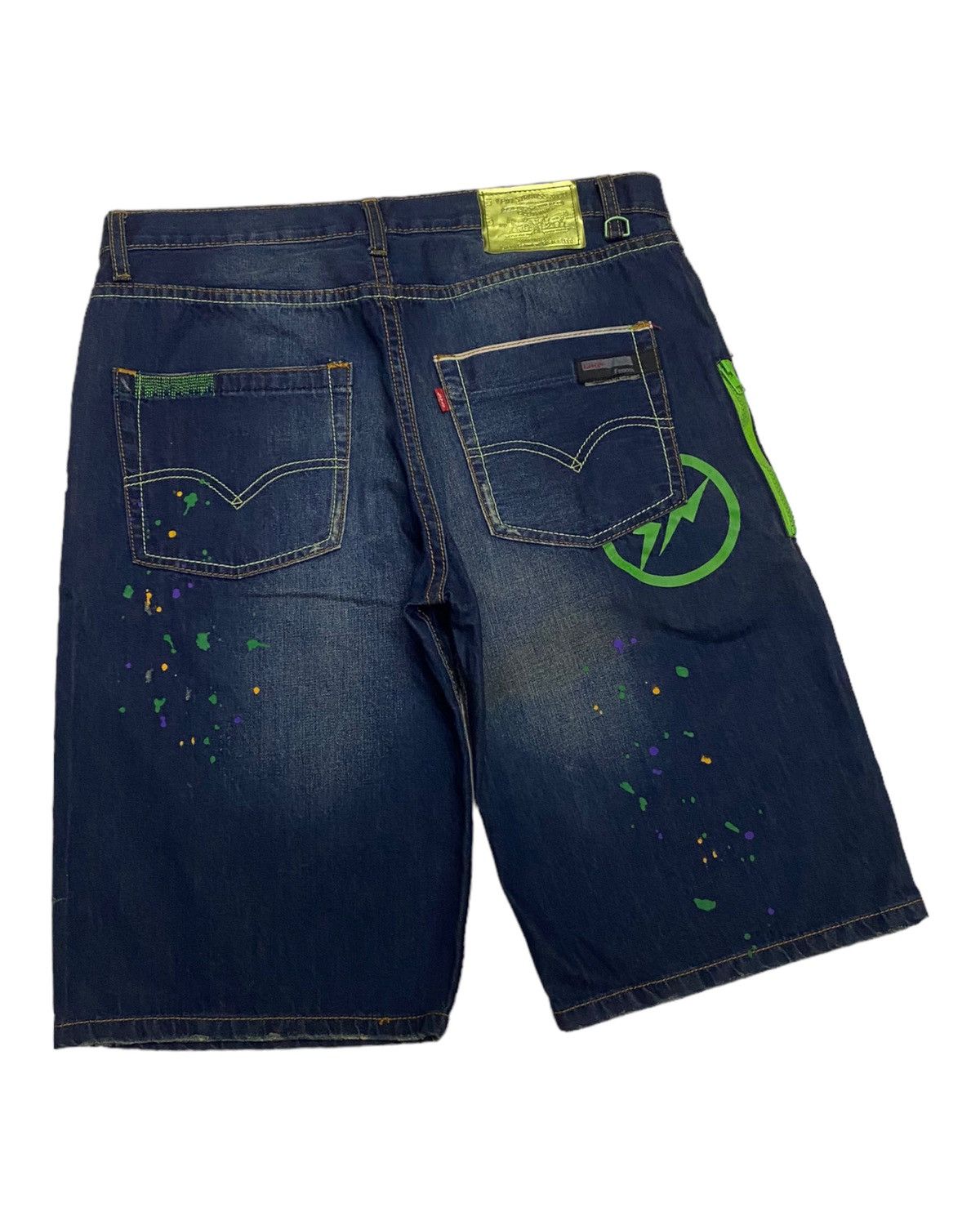Fragment Design × Levi's RARE🔥LEVIS X FRAGMENT DESIGN PAINTER DENIM SHORT Size US 26 / EU 42 - 3 Thumbnail