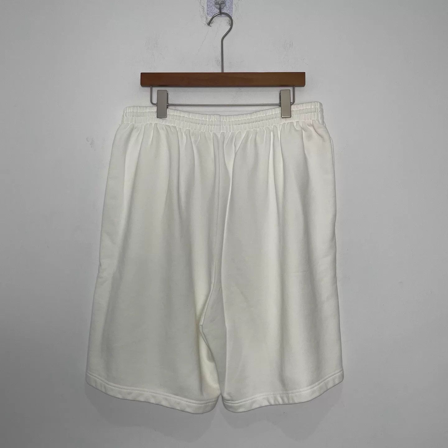 Balenciaga White Drawstring Waist Casual Shorts Size US 26 / EU 42 - 2 Thumbnail