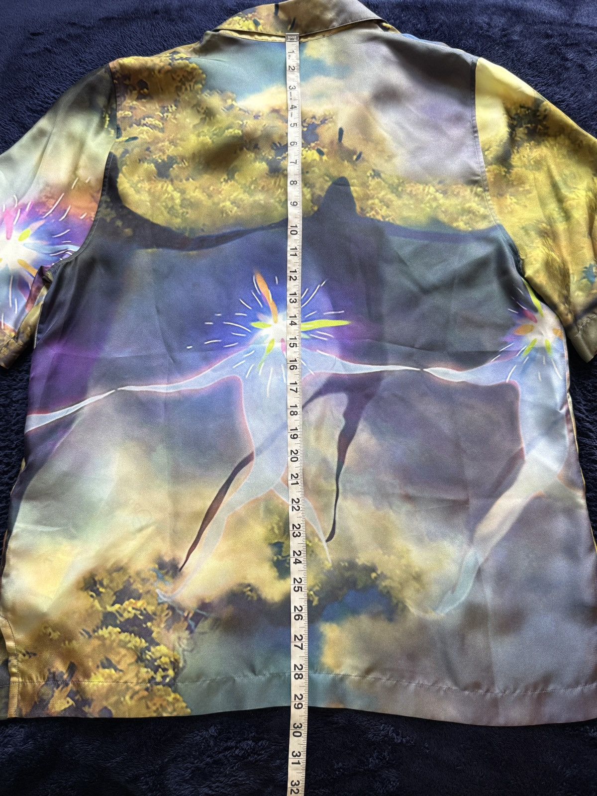 Loewe LOEWE STUDIO GHIBLI Howls Moving Castle Magic Sky Silk Shirt Size US L / EU 52-54 / 3 - 19 Thumbnail