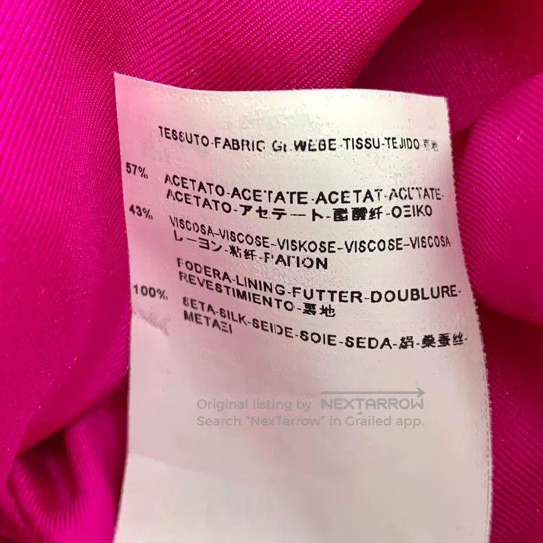 Saint Laurent Paris Saint Laurent Paris Pink Mulberry Silk Crew Neck Sleeveles Size XXS / US 00 / IT 34 - 7 Thumbnail