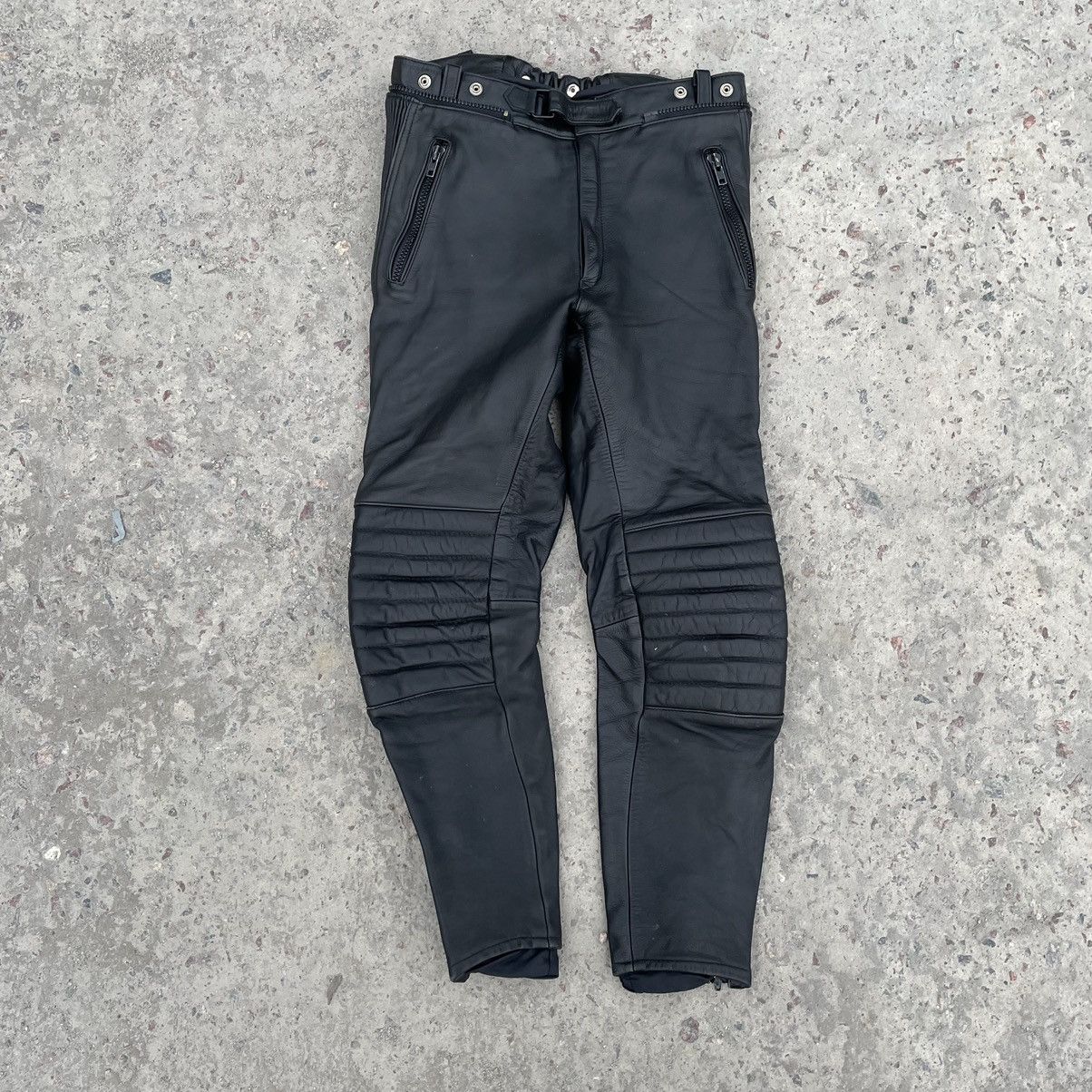 Other Vintage Moto Leather Pants 54 Y2K 90s USA Style Japan Size US 32 / EU 48 - 1 Thumbnail
