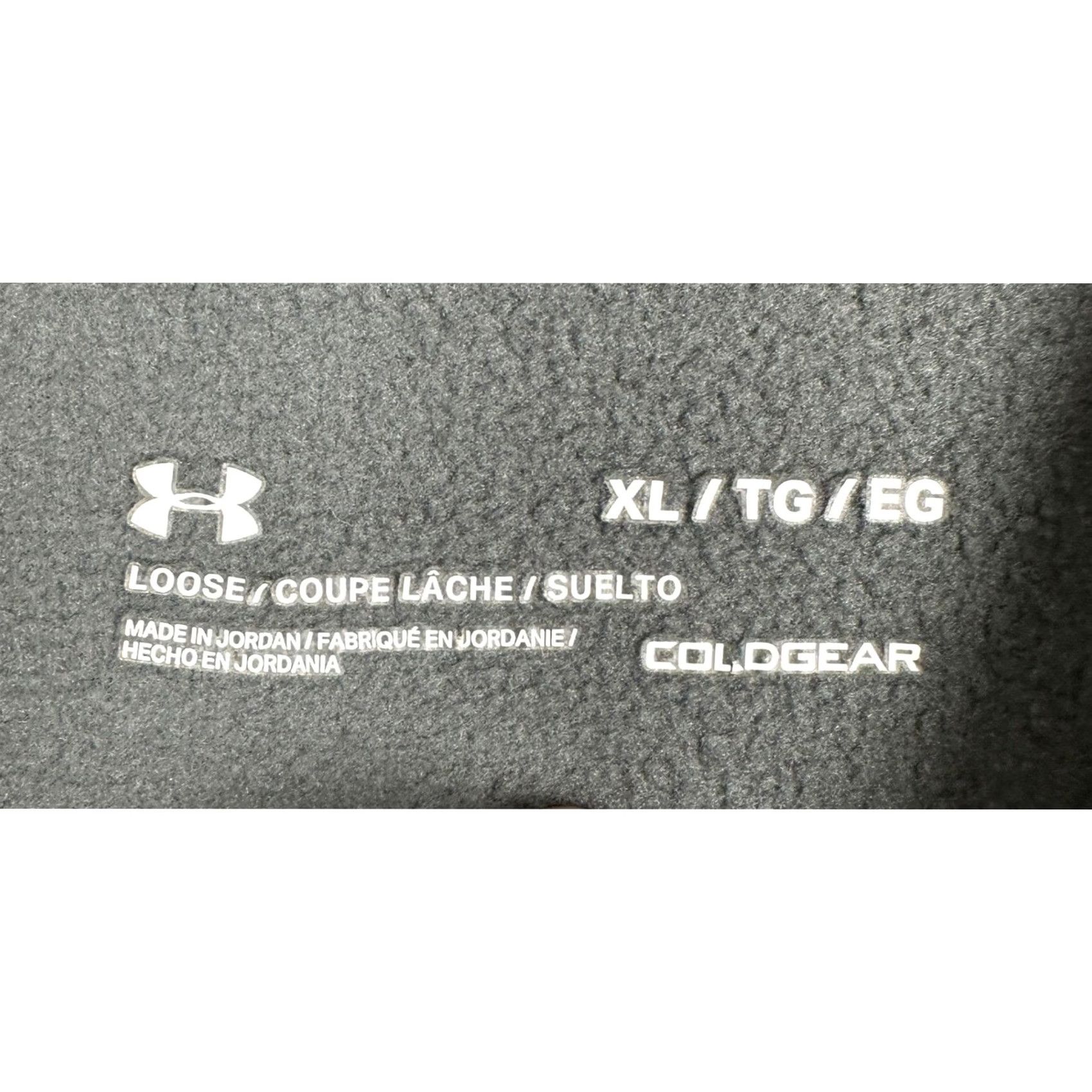 Under Armour Under Armour Jacket Mens XL Grey ColdGear Fleece Lined Quarter Zip Pullover Logo Size US XL / EU 56 / 4 - 4 Thumbnail