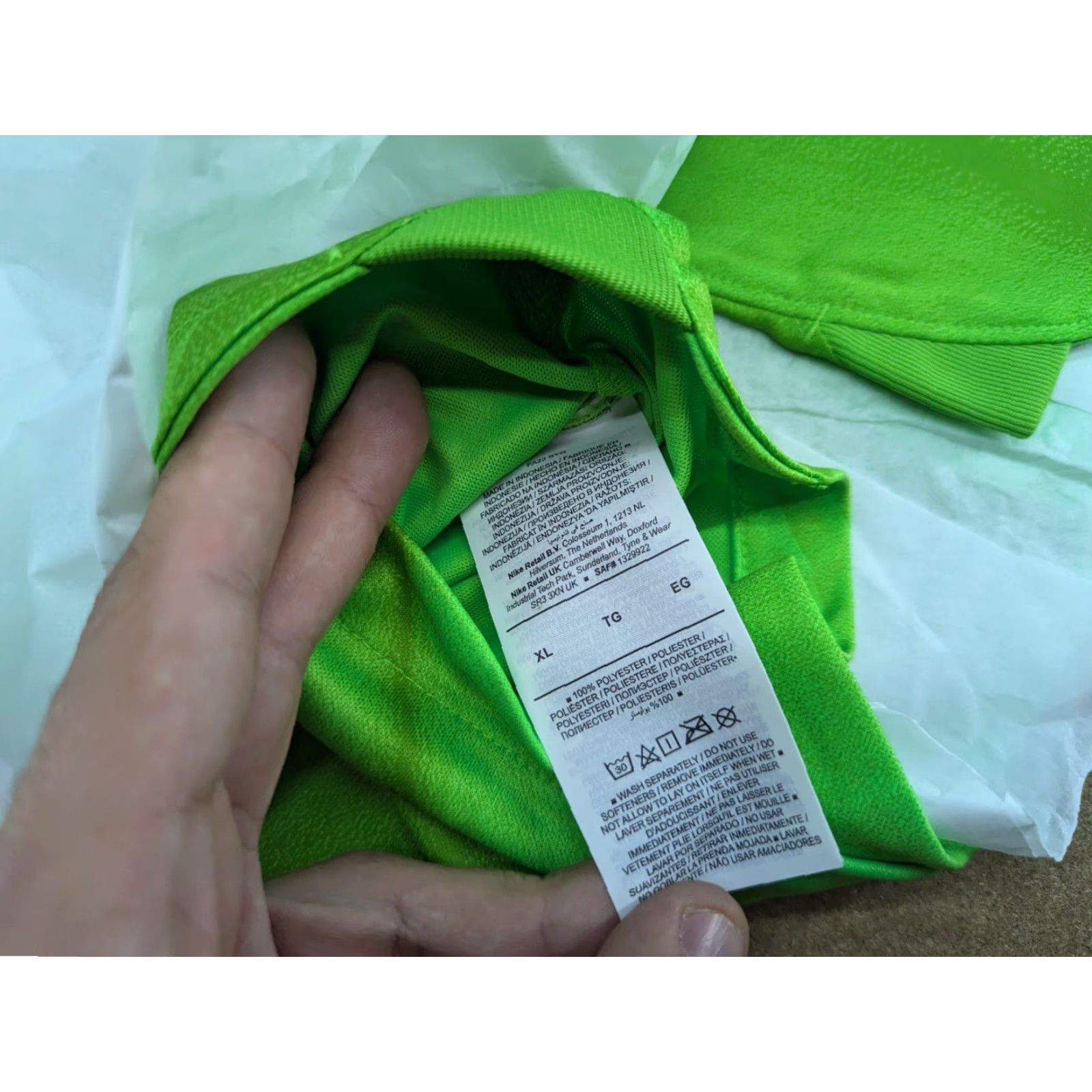 Nike Nike PSG 2022-2023 Goalkeeper Jersey Mens XL Football Green Size US XL / EU 56 / 4 - 4 Thumbnail
