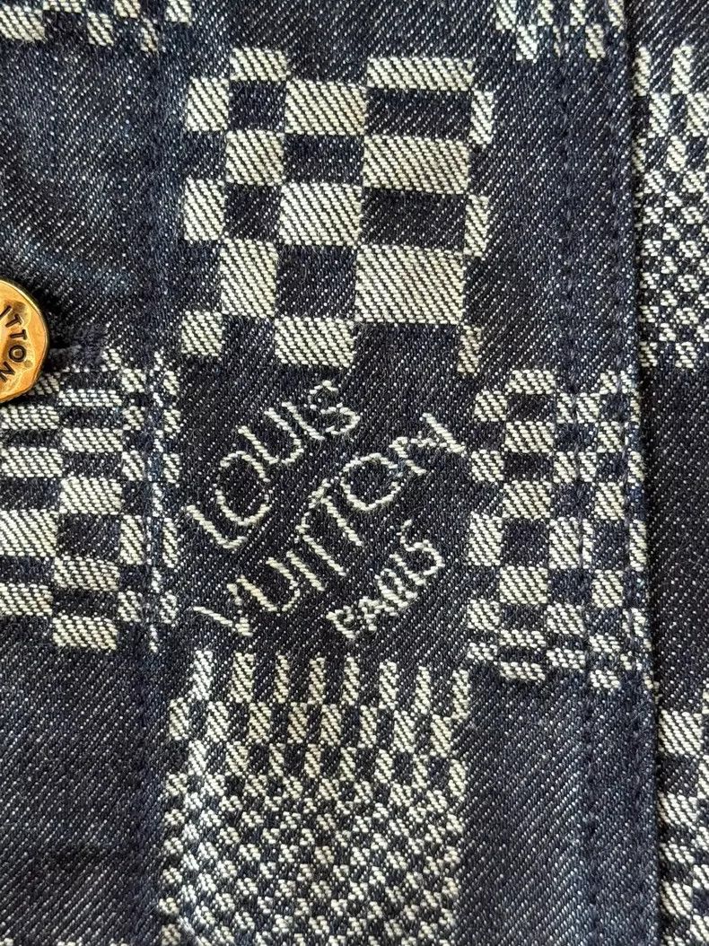 Louis Vuitton LOUIS VUITTON Checkerboard denim jacket Size US M / EU 48-50 / 2 - 6 Thumbnail