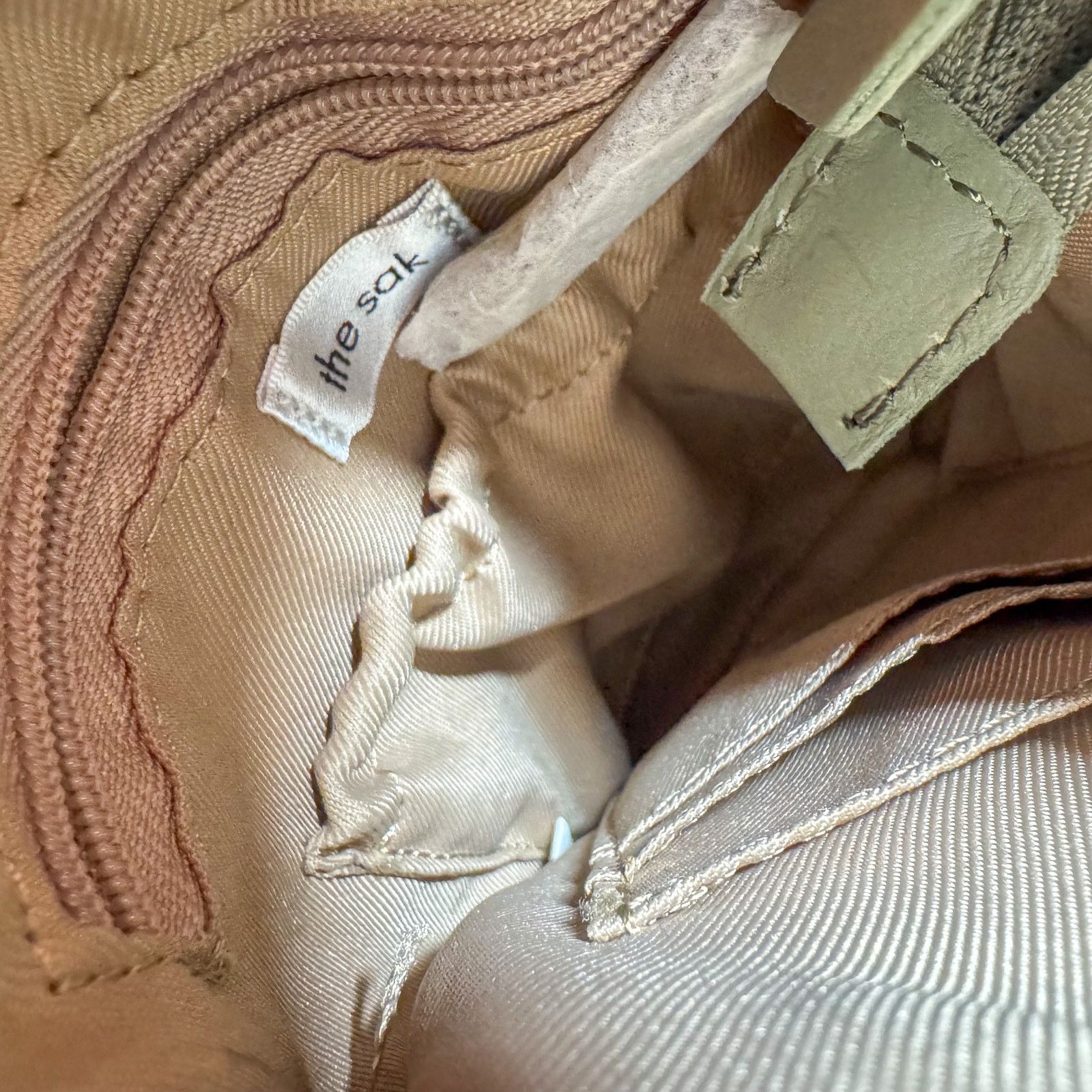 The Sak 🌿Y2K The Sak Sage Green Leather Mini Crossbody/Shoulder Bag Size ONE SIZE - 6 Thumbnail