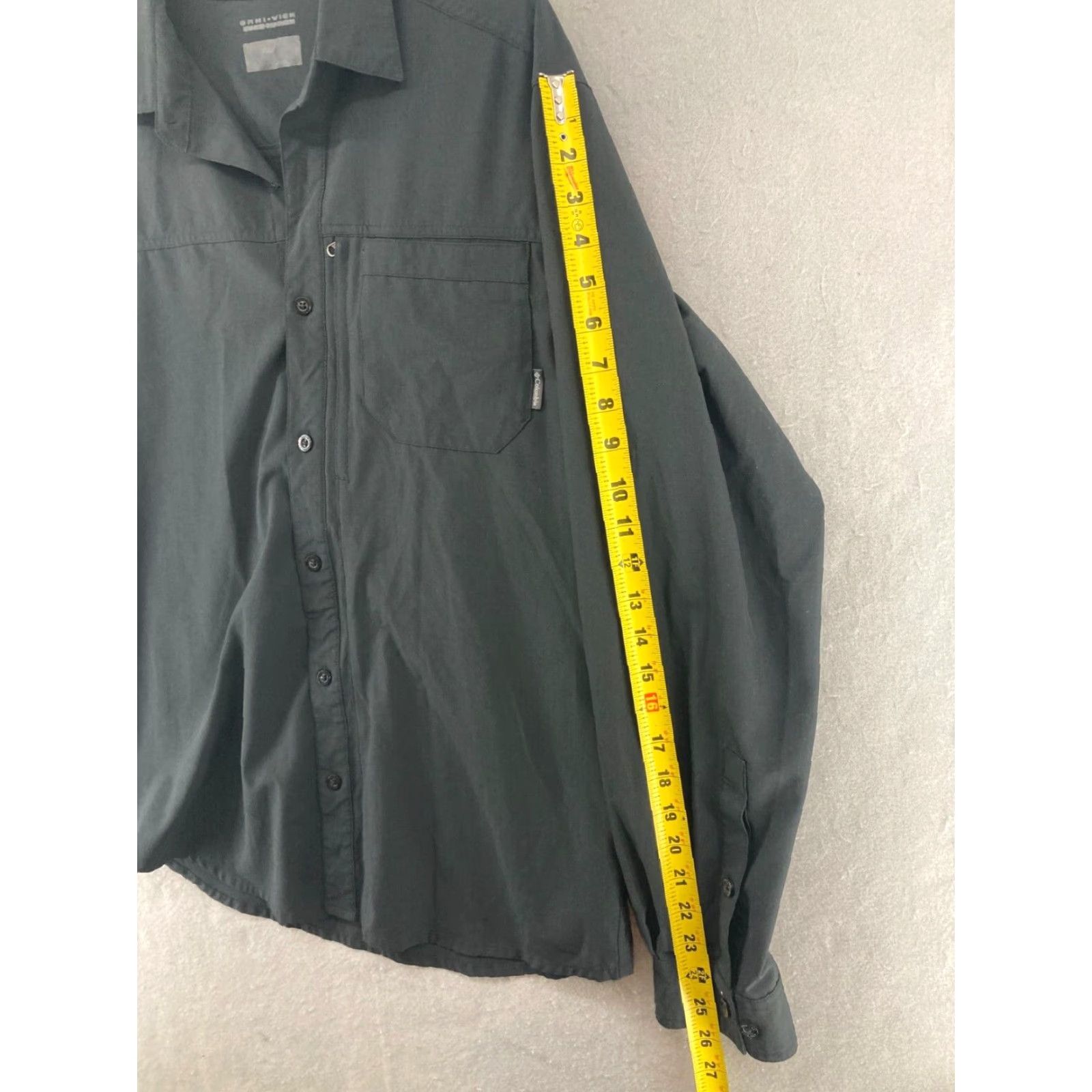 Vintage Columbia Mens Shirt L Black OmniWick Button Up Outdoor Fishing Outdoor Size US L / EU 52-54 / 3 - 4 Thumbnail