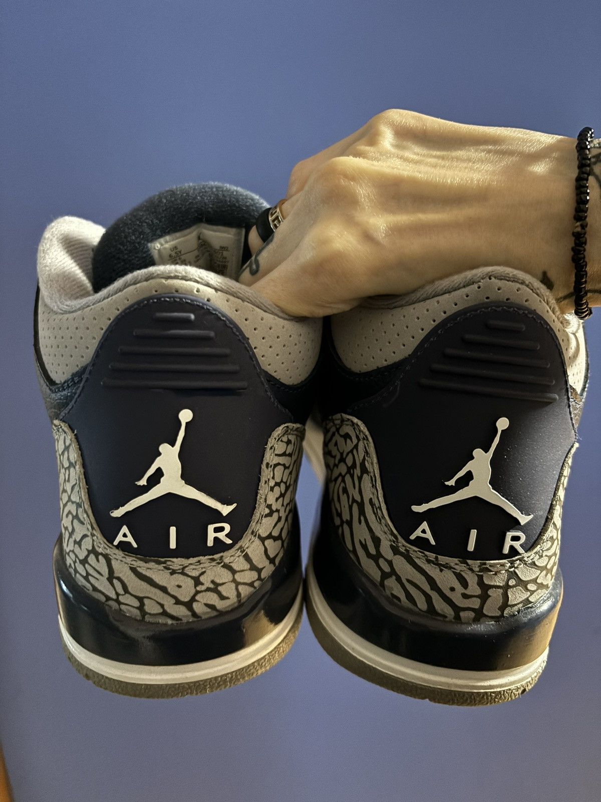Jordan Brand × Nike Air Jordan 3 Retro GS ‘Georgetown’ Size US 6.5 / EU 39-40 - 3 Thumbnail