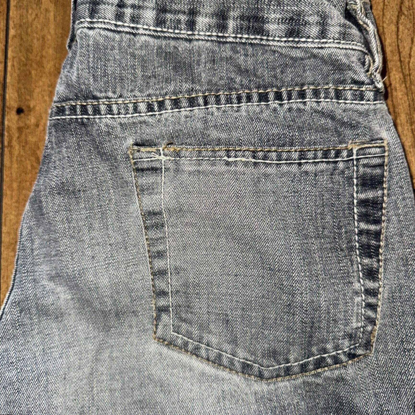 Denime TRF 100% Denim Jeans Flared Blue 30x30 Womens Regular Jeans Size 30" / US 8 / IT 44 - 2 Thumbnail