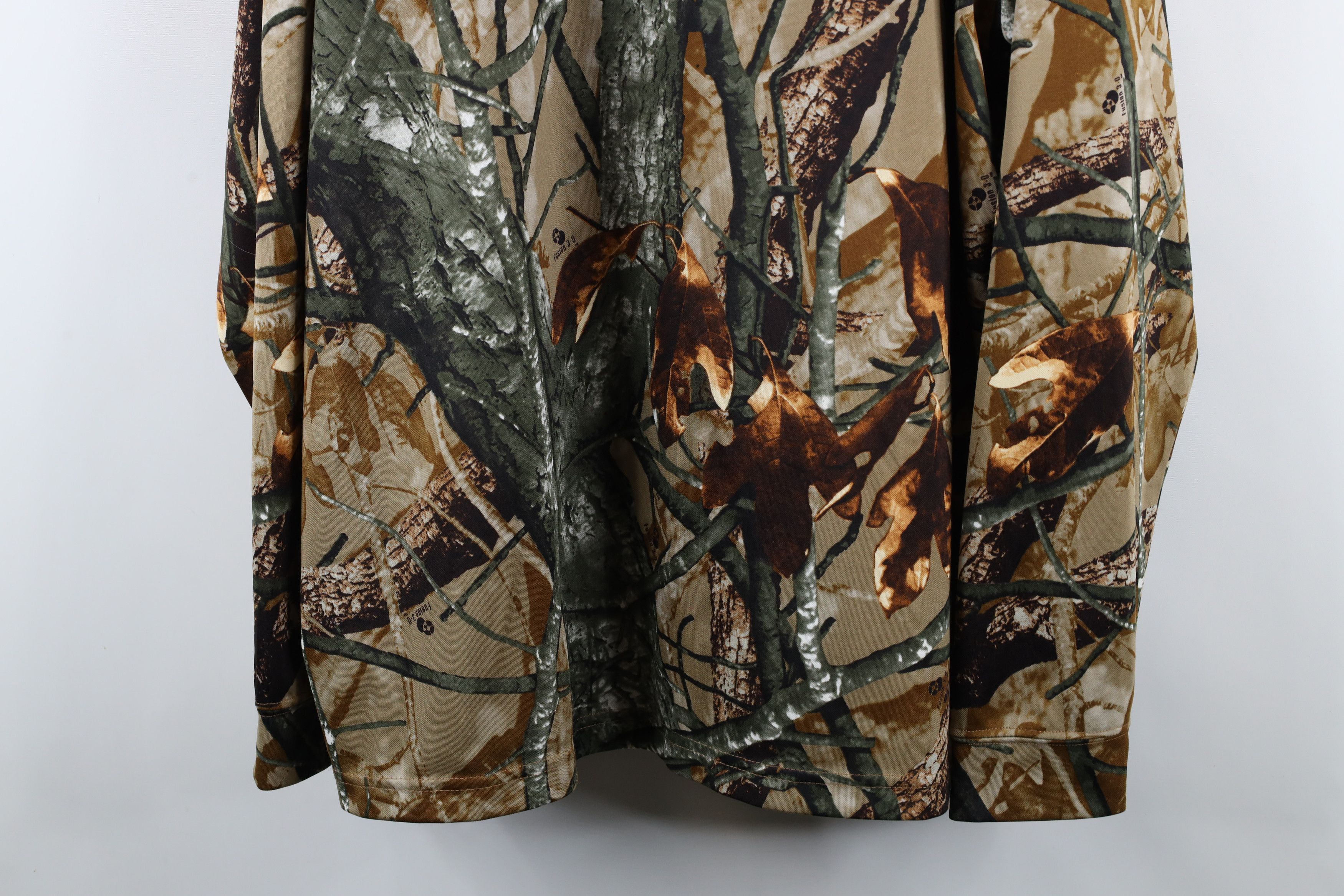 Vintage Vintage Streetwear Camouflage Mock Neck Long Sleeve T-Shirt Size US XXL / EU 58 / 5 - 3 Thumbnail