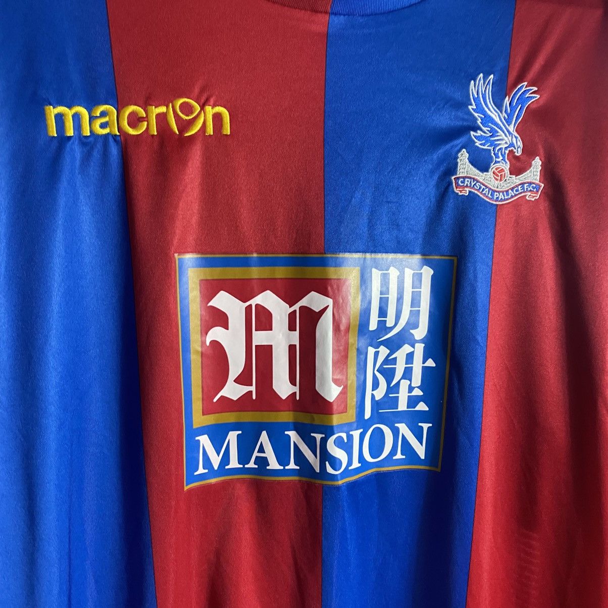 Macron Vintage soccer jersey Crystal Palace size XL rare Size US XL / EU 56 / 4 - 3 Thumbnail