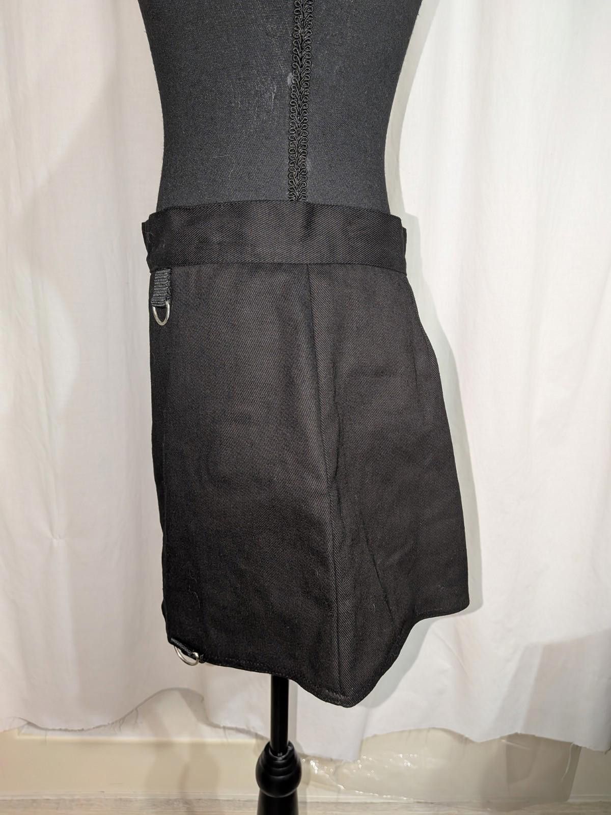 Other VTG Y2K Super Low Fat Hot Topic Punk Grommet Mini Skirt Sz L Size 36" / US 14 / IT 50 - 7 Thumbnail