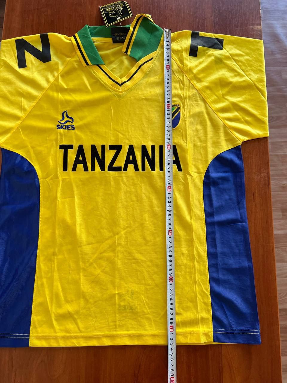 Vintage NEW! 2003/06 TANZANIA TEAM AWAY SOCCER FOOTBALL JERSEY SKIES Size US M / EU 48-50 / 2 - 19 Thumbnail