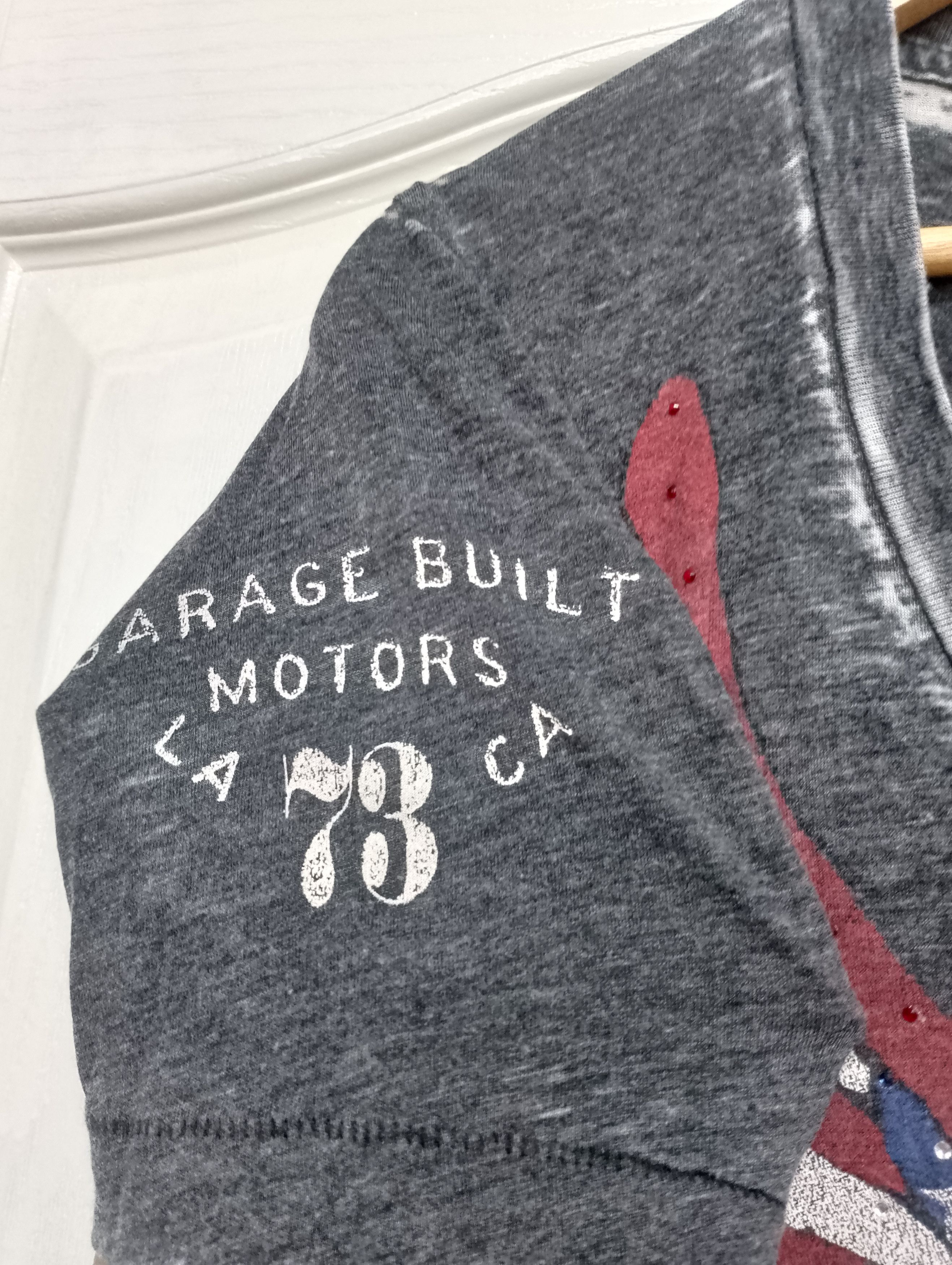 Affliction × Haunted Mound AFFLICTION American Eagles Y2k Tee Size S / US 4 / IT 40 - 8 Thumbnail