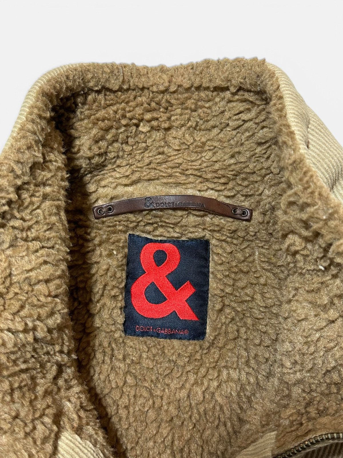 Dolce & Gabbana Dolce & Gabbana - Corduroy Fur Jacket Size US L / EU 52-54 / 3 - 6 Thumbnail