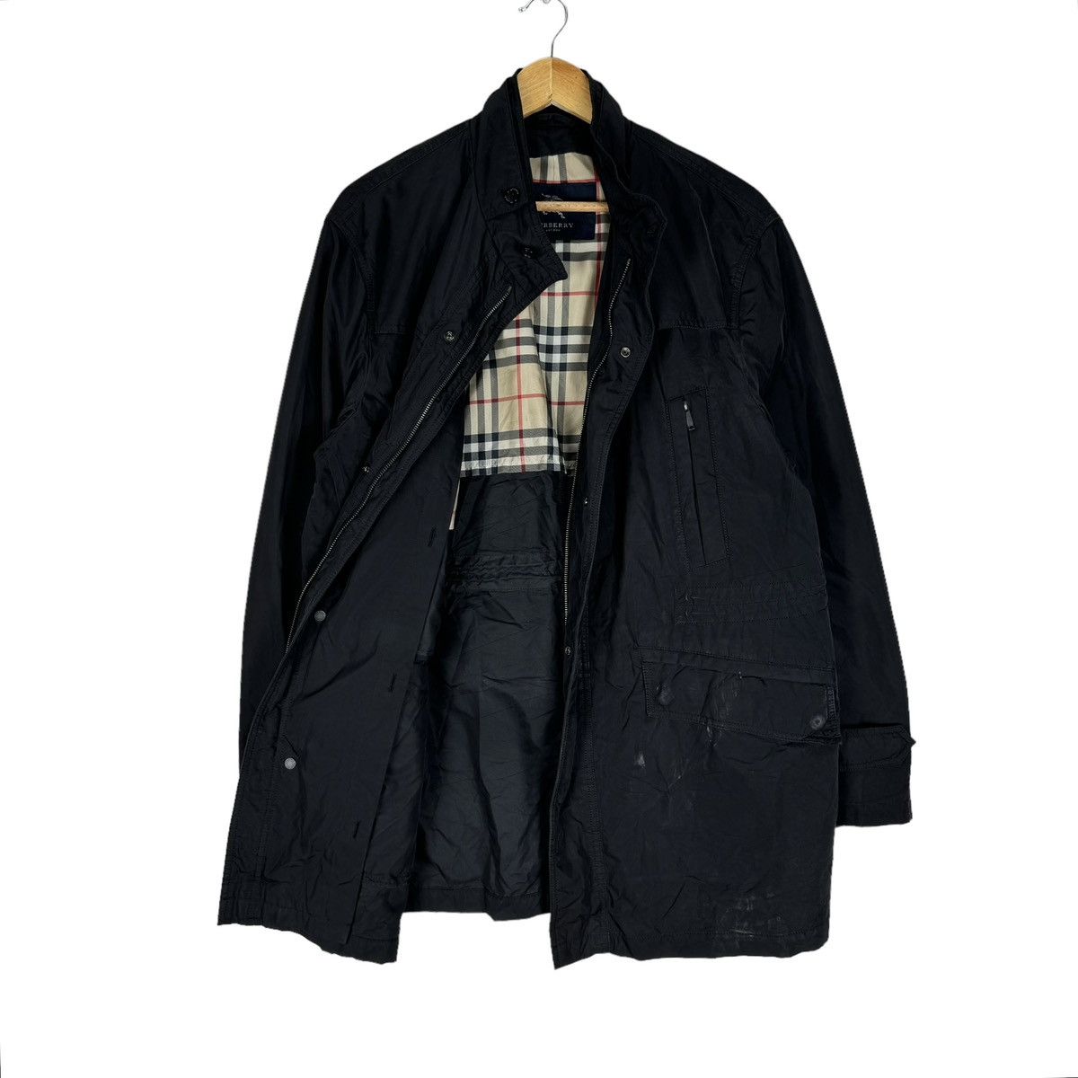 Burberry × Vintage ☀️BURBERRY LONDON NOVA CHECKED WATERPROOF JACKET Size US L / EU 52-54 / 3 - 1 Thumbnail