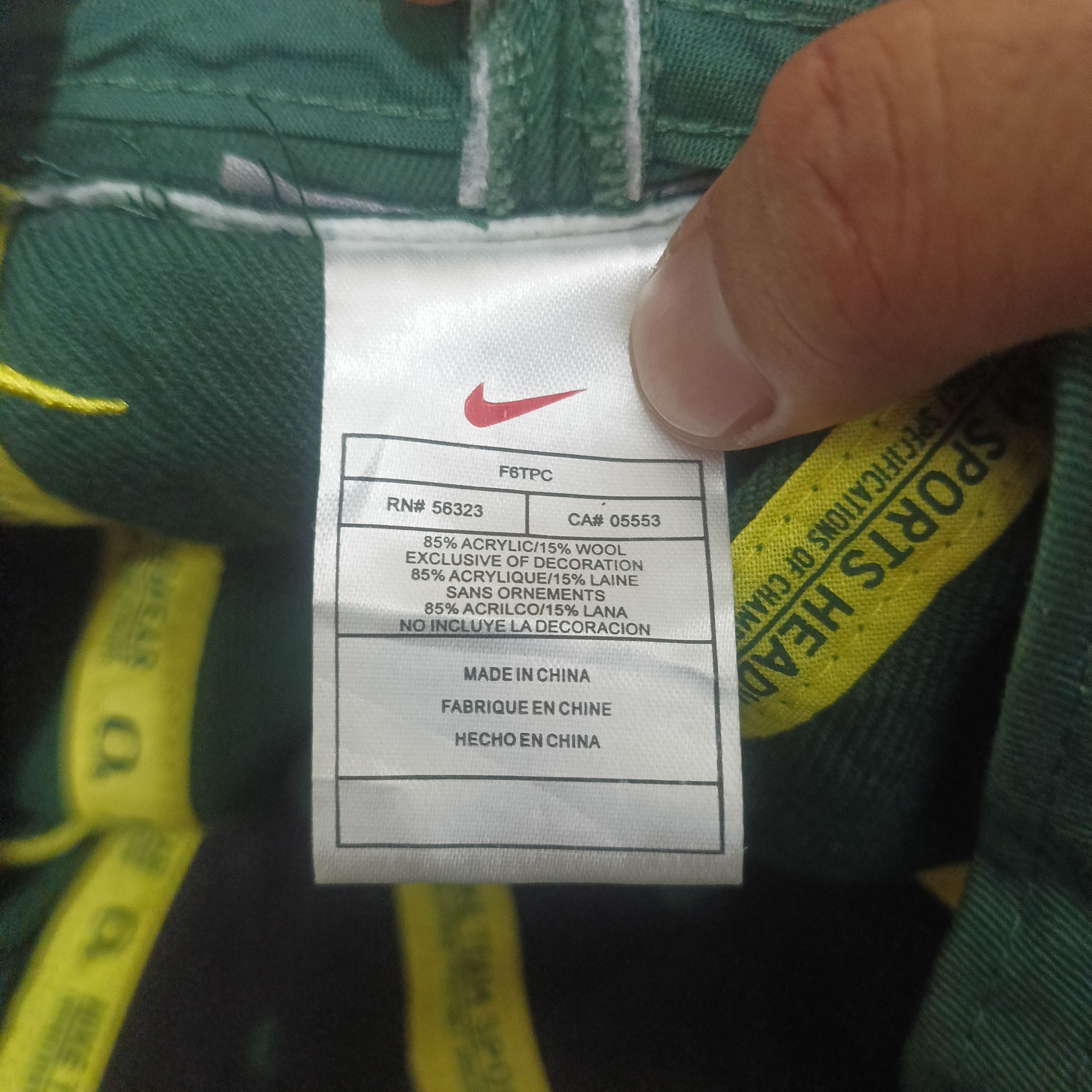 Nike × Vintage Vtg nike Oregon sports headwear full cap Size ONE SIZE - 9 Thumbnail