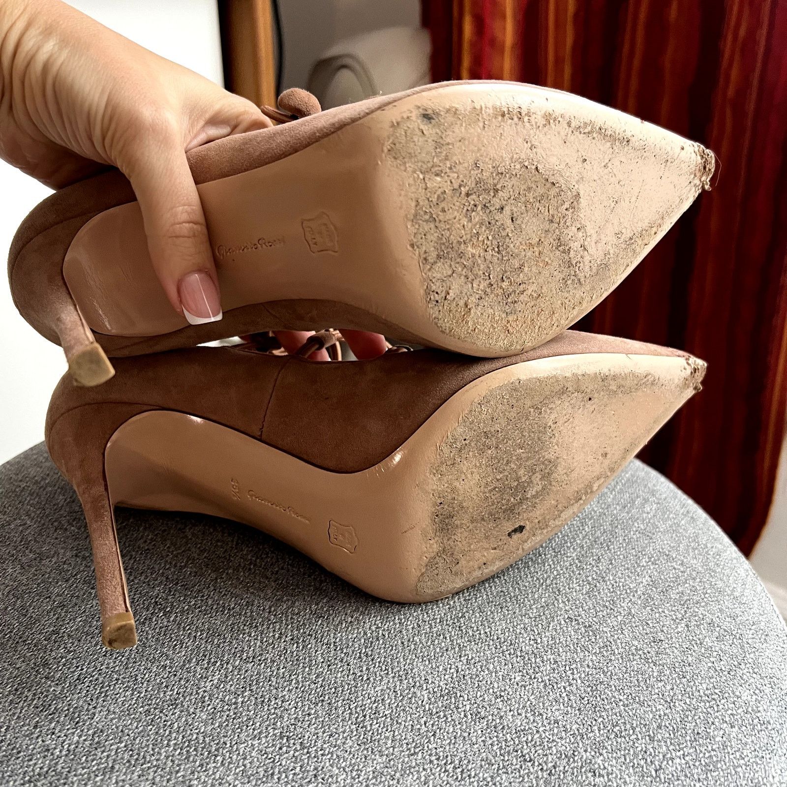 Gianvito Rossi gianvito rossi marquis suede pumps straps size 38.5 38 1/2 Size US 8.5 / IT 38.5 - 5 Thumbnail