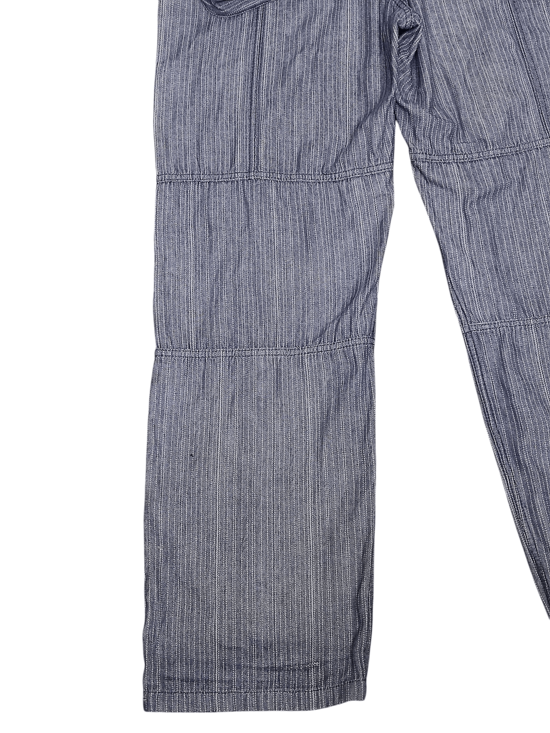 PPFM Vintage Rare PPFM Japanese Overall Denim Indigo Stripe Size US 34 / EU 50 - 17 Thumbnail