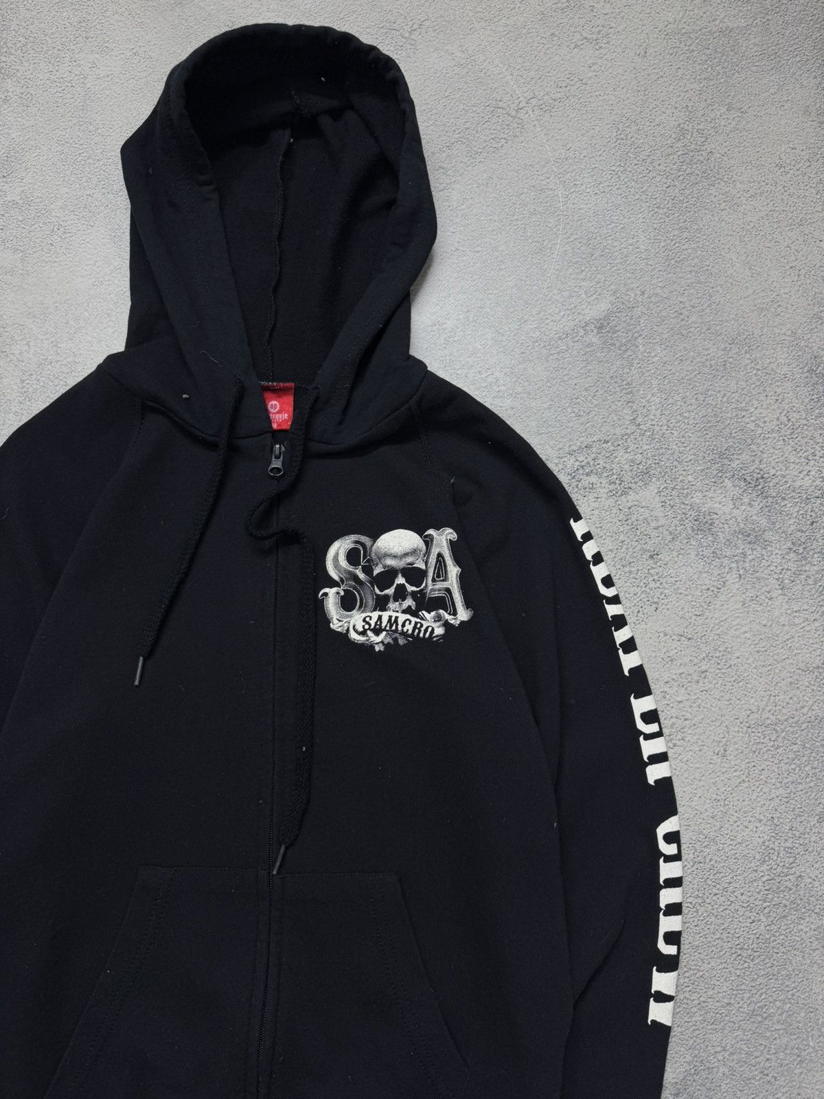 Vintage Vintage Ed Hardy Style Sons of Anarchy Zip Hoodie Size US M / EU 48-50 / 2 - 7 Thumbnail