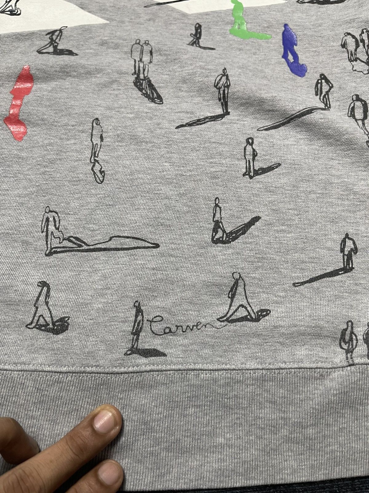 Carven 🐐CARVEN CROSSWALK CITY SCENE POP ART GRAPHIC CREWNECK Size US S / EU 44-46 / 1 - 7 Thumbnail