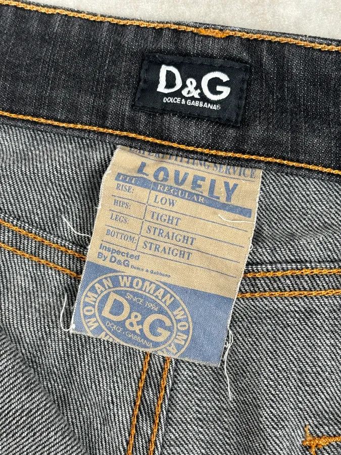 Dolce & Gabbana 2000s Dolce & Gabbana Navy Brut Denim Jeans Size US 33 - 12 Thumbnail