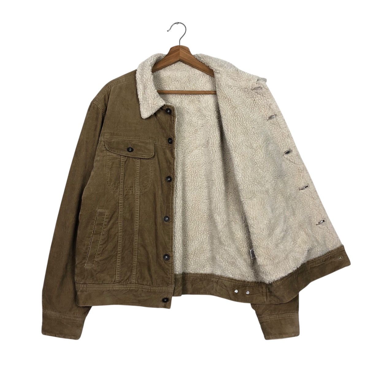 Japanese Brand 📌Vtg Trucker Biker Corduroy Jacket GU Blanket Issey Miyake Size US L / EU 52-54 / 3 - 13 Thumbnail