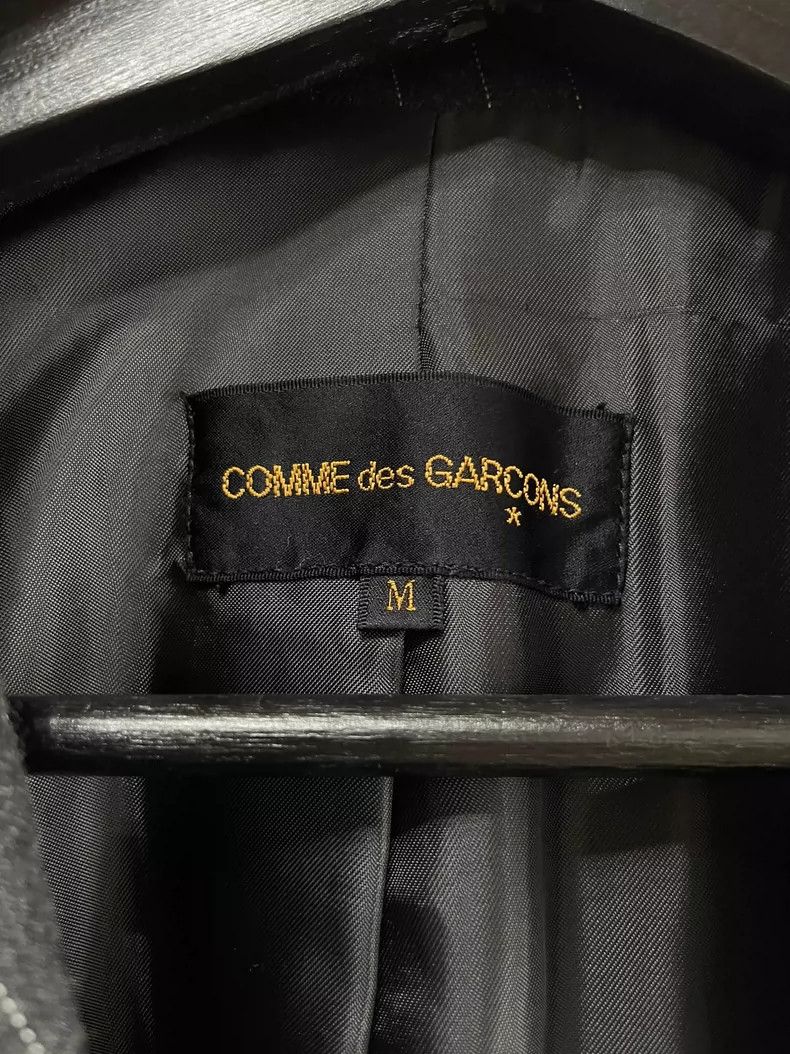 Comme des Garcons Comme des Garçons Vintage striped dark mainline blazer jack Size US M / EU 48-50 / 2 - 7 Thumbnail