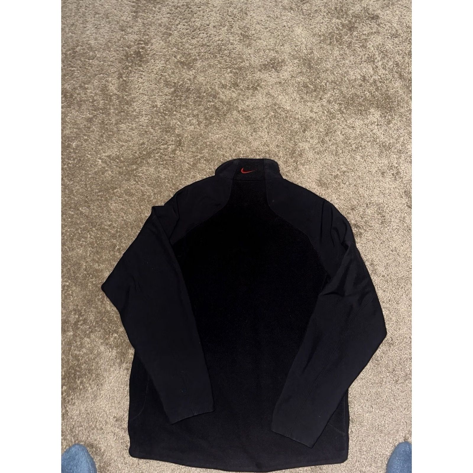 Nike VINTAGE Nike Sweater Mens XL Black Full Zip Knit Winter Outdoor Hiking Size US L / EU 52-54 / 3 - 7 Thumbnail
