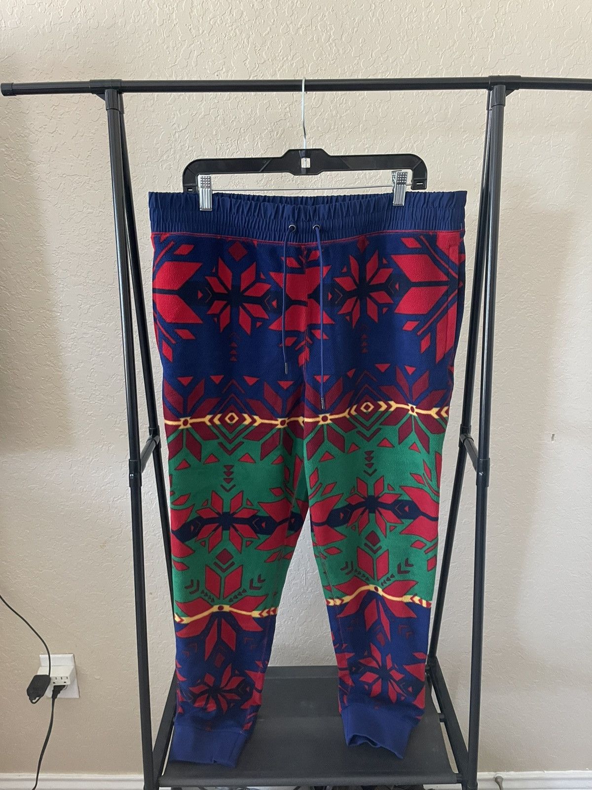 Polo Ralph Lauren Fair Isle Fleece Jogger pants Holiday nwt 248.00 Size US 36 / EU 52 - 5 Thumbnail