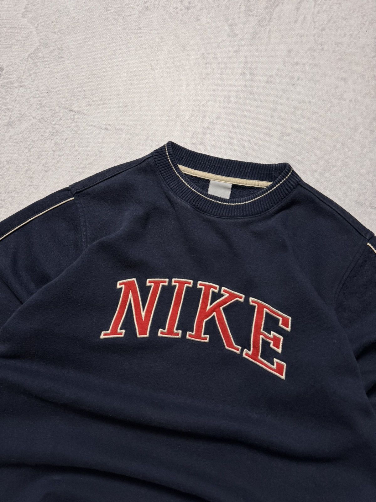 Nike × Vintage 00s Nike Vintage Big Logo Oversize Sweatshirt Y2K Size US S / EU 44-46 / 1 - 2 Thumbnail