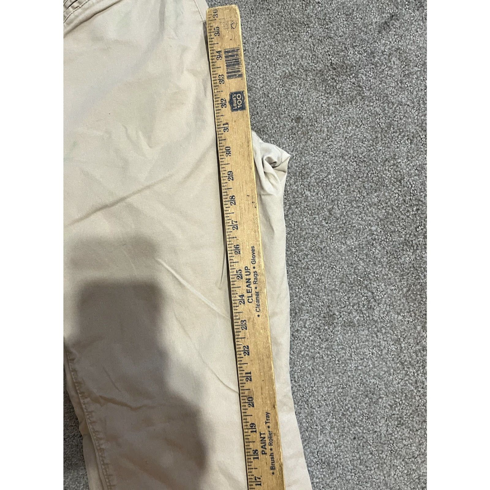 Old Navy Old Navy Beige Boot Cut Chino Pants Womens Size 16 Cotton Blend Stretch Solid Bootcut Size 38" / US 16 / IT 52 - 6 Thumbnail