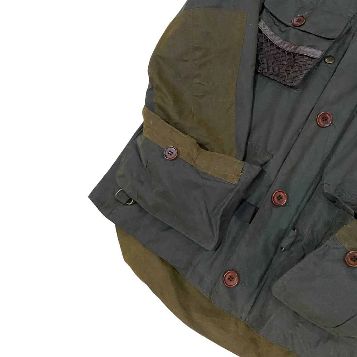 🔥BARBOUR TOKITO “SPEY FISHING' TACTICAL POCKET WAXED JACKET
