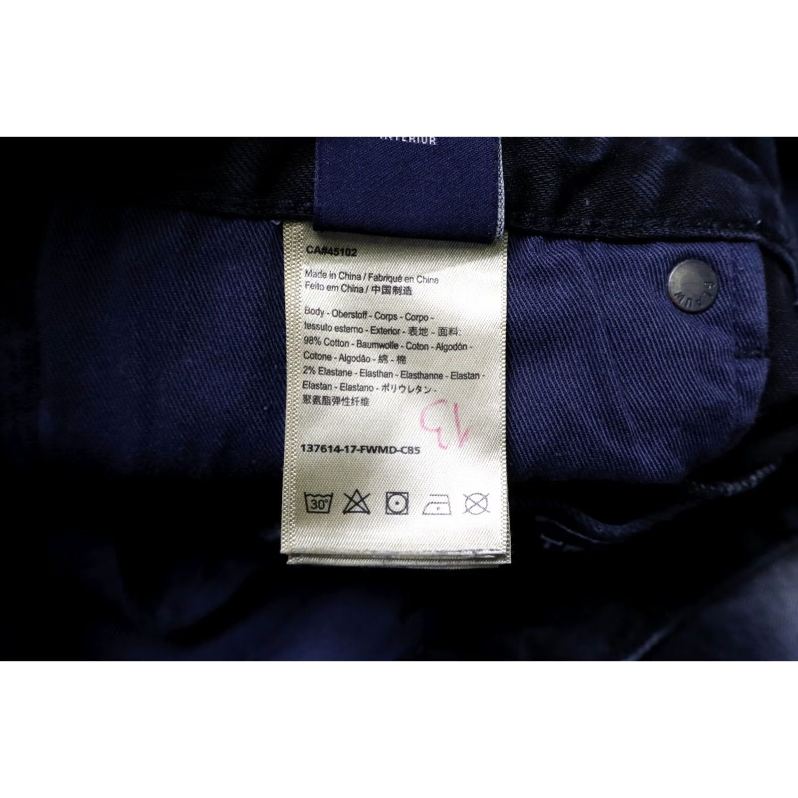 Scotch & Soda SCOTCH & SODA Tye Jeans Men's W29/L32 Dark Blue Denim Acidwash Zip Fly Stretched Size US 29 - 7 Thumbnail