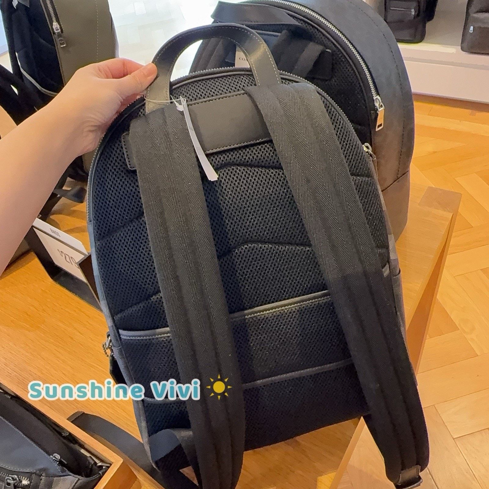 Coach NWT Coach Taylor Backpack Stripes Gunmetal/Black/Grey CDX88 Size ONE SIZE - 3 Thumbnail