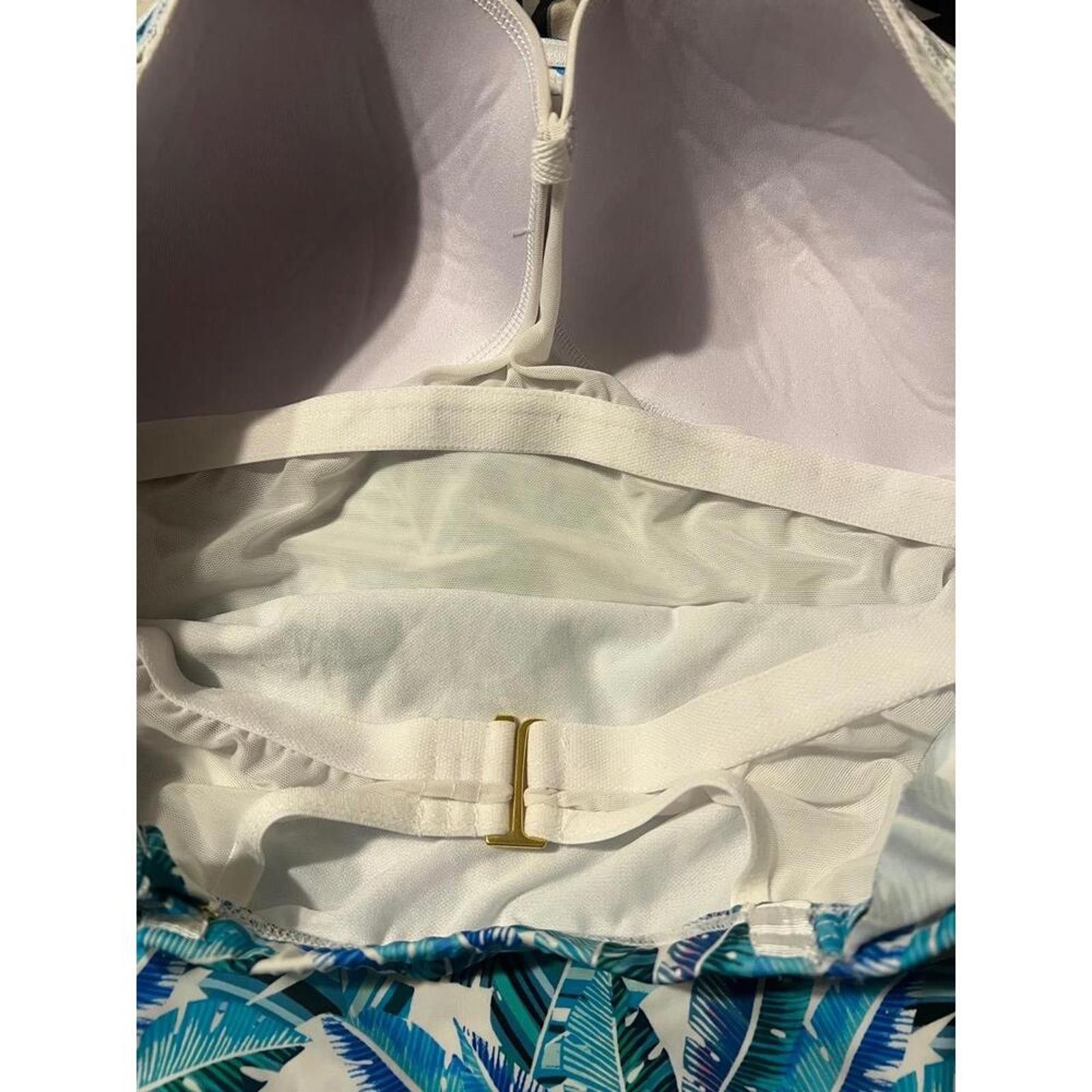 Other 2-3X One-Piece Swimsuit Tropical Off-Shoulder Tummy Control Size ONE SIZE - 5 Thumbnail