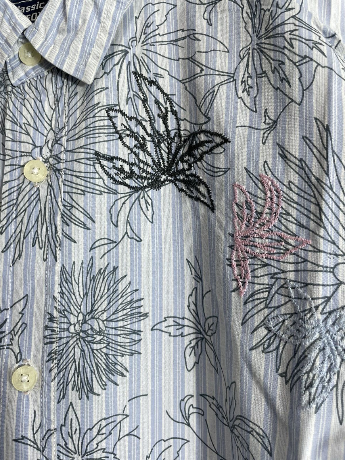 Issey Miyake Undefined Floral Printed Shirt Issey style Size US L / EU 52-54 / 3 - 3 Thumbnail