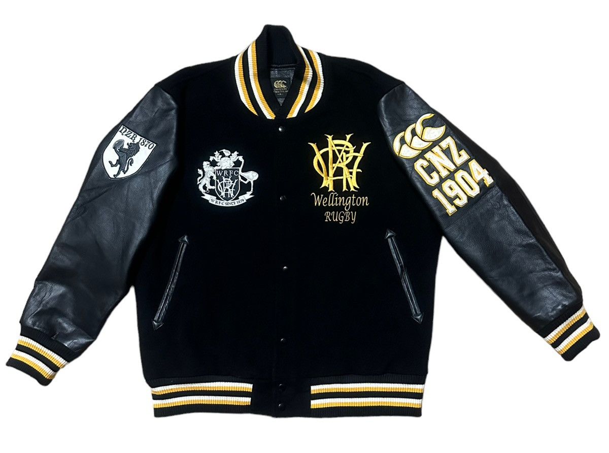 Sports Specialties RARE‼️Vintage Canterbury New Zealand Leather Varsity Jacket Size US XL / EU 56 / 4 - 2 Thumbnail