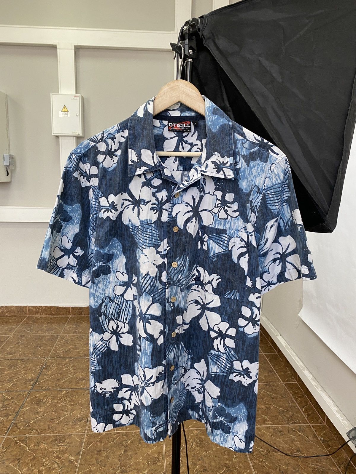 O'Neill 🇺🇸 Vintage 90s O’Neill Hawaiian shirt rare surf style Y2K Size US L / EU 52-54 / 3 - 1 Thumbnail