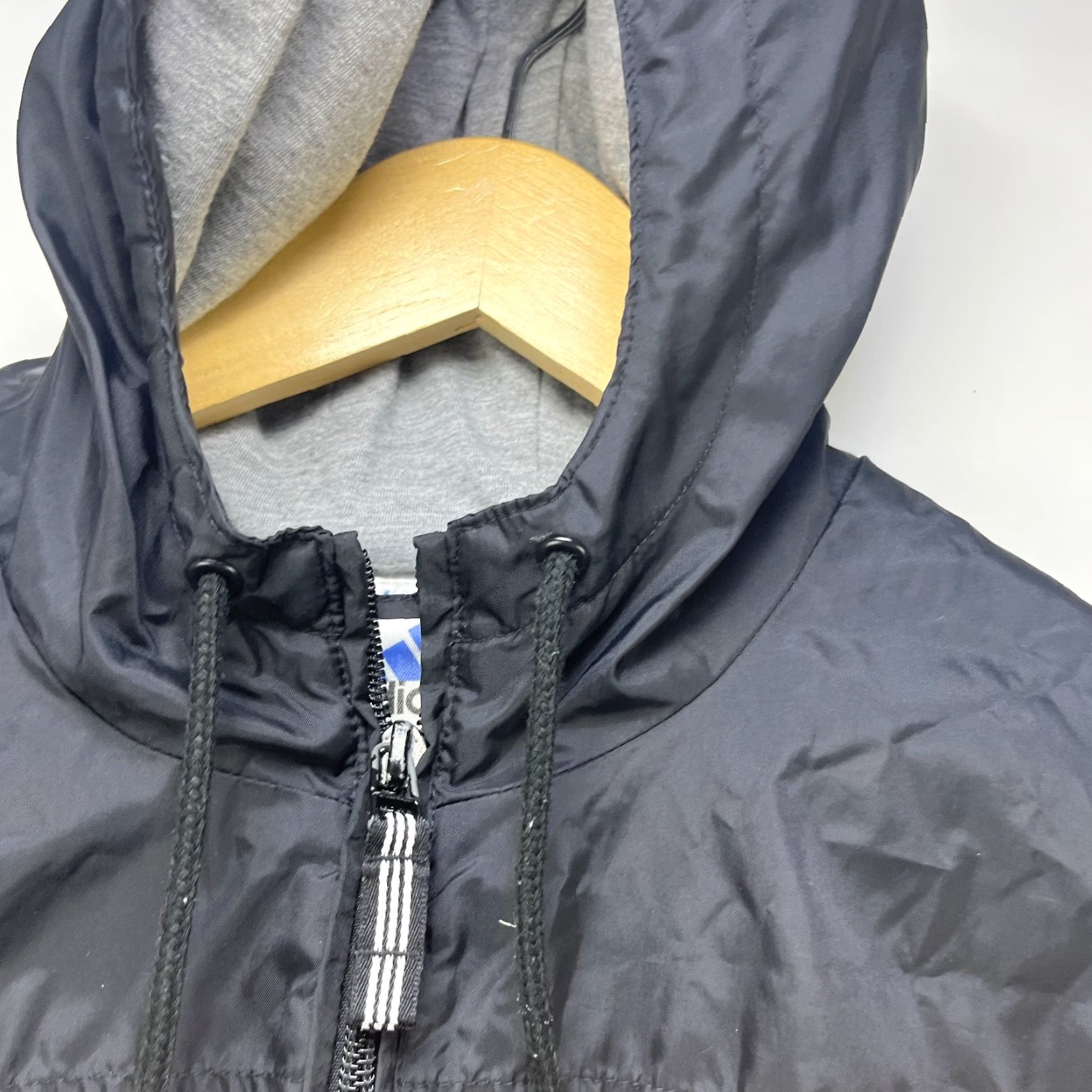 Adidas Vintage LL Bean Anorak Windbreaker Jacket M Black - Men's Activewear, Nylon, Jacket, Size M, Windbreaker, 90s, Vintage, Mens Size US M / EU 48-50 / 2 - 4 Thumbnail