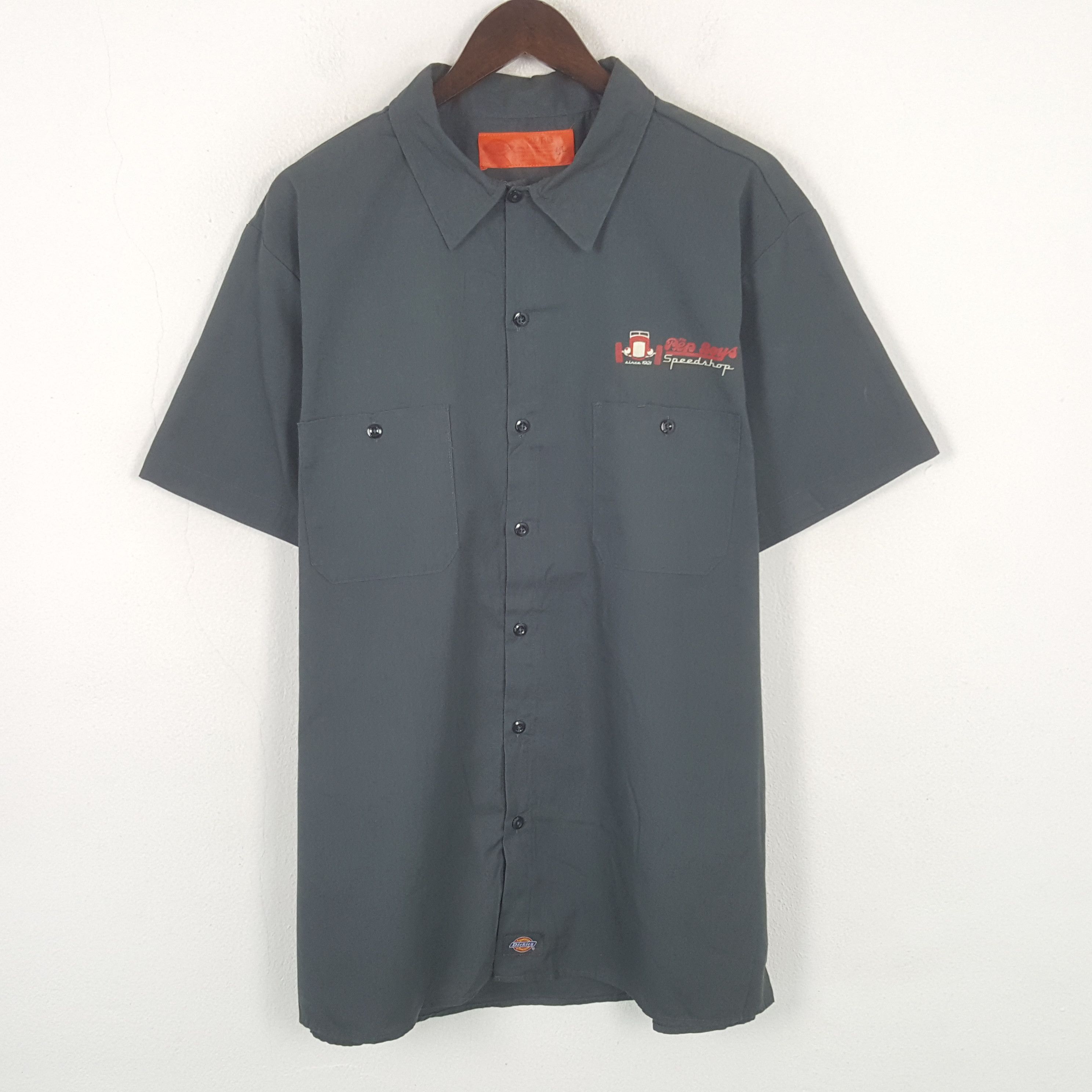 Dickies Vintage Dickies The Pep Boys Worker Button Up Shirt Size US XXL / EU 58 / 5 - 3 Thumbnail