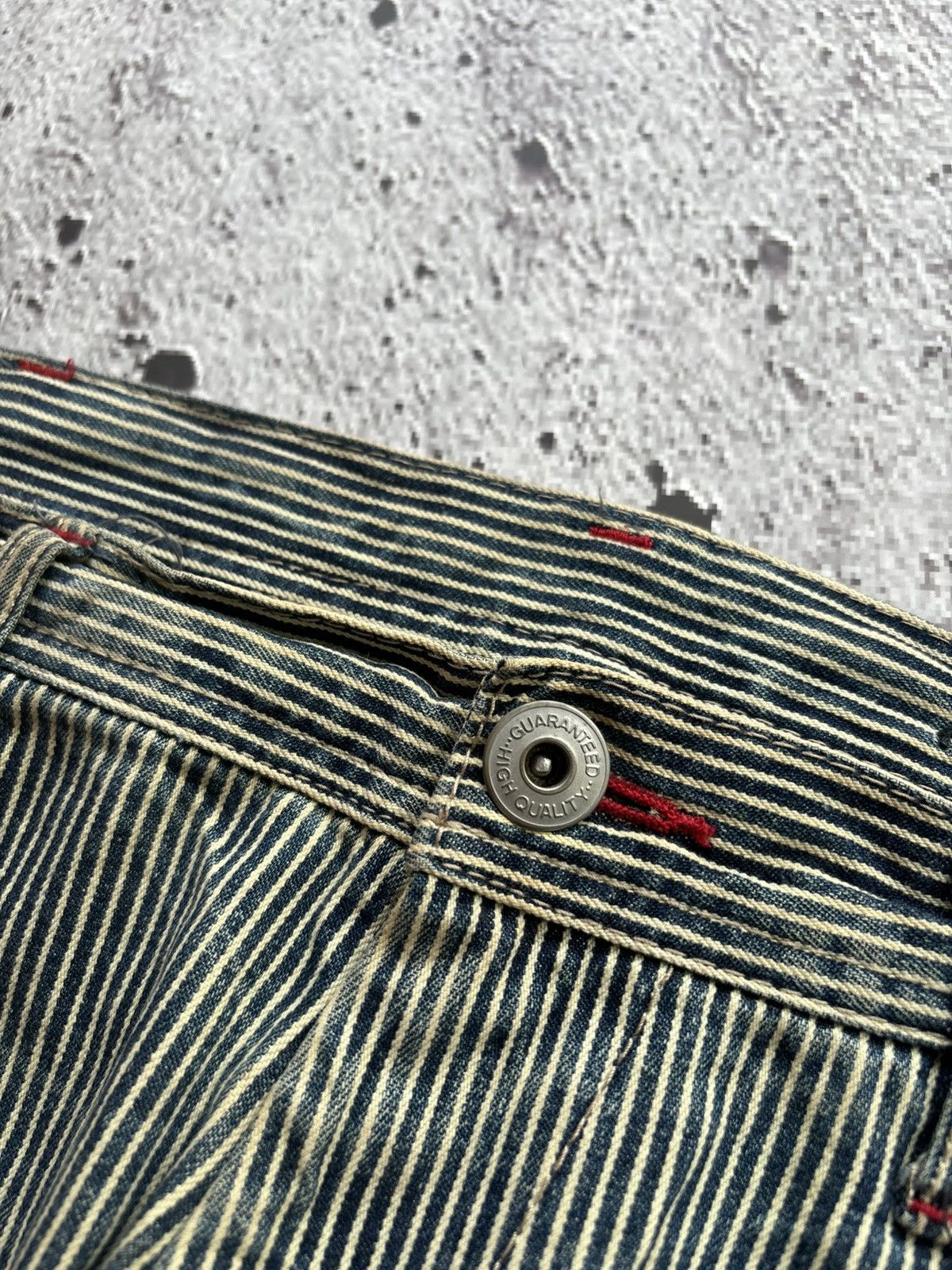 Hysteric Glamour 2000's Carpenter stripe Bootcut style Pants Size US 32 / EU 48 - 8 Thumbnail