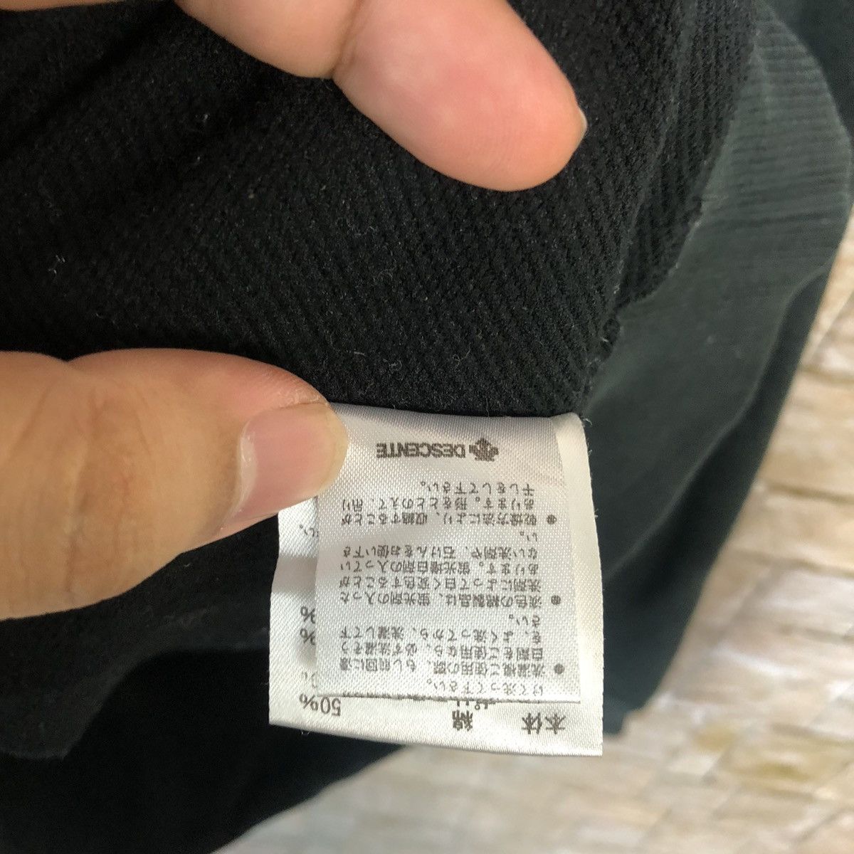 Descente × Vintage Descente vintage Black Sweatshirt #A527 Size US M / EU 48-50 / 2 - 12 Thumbnail