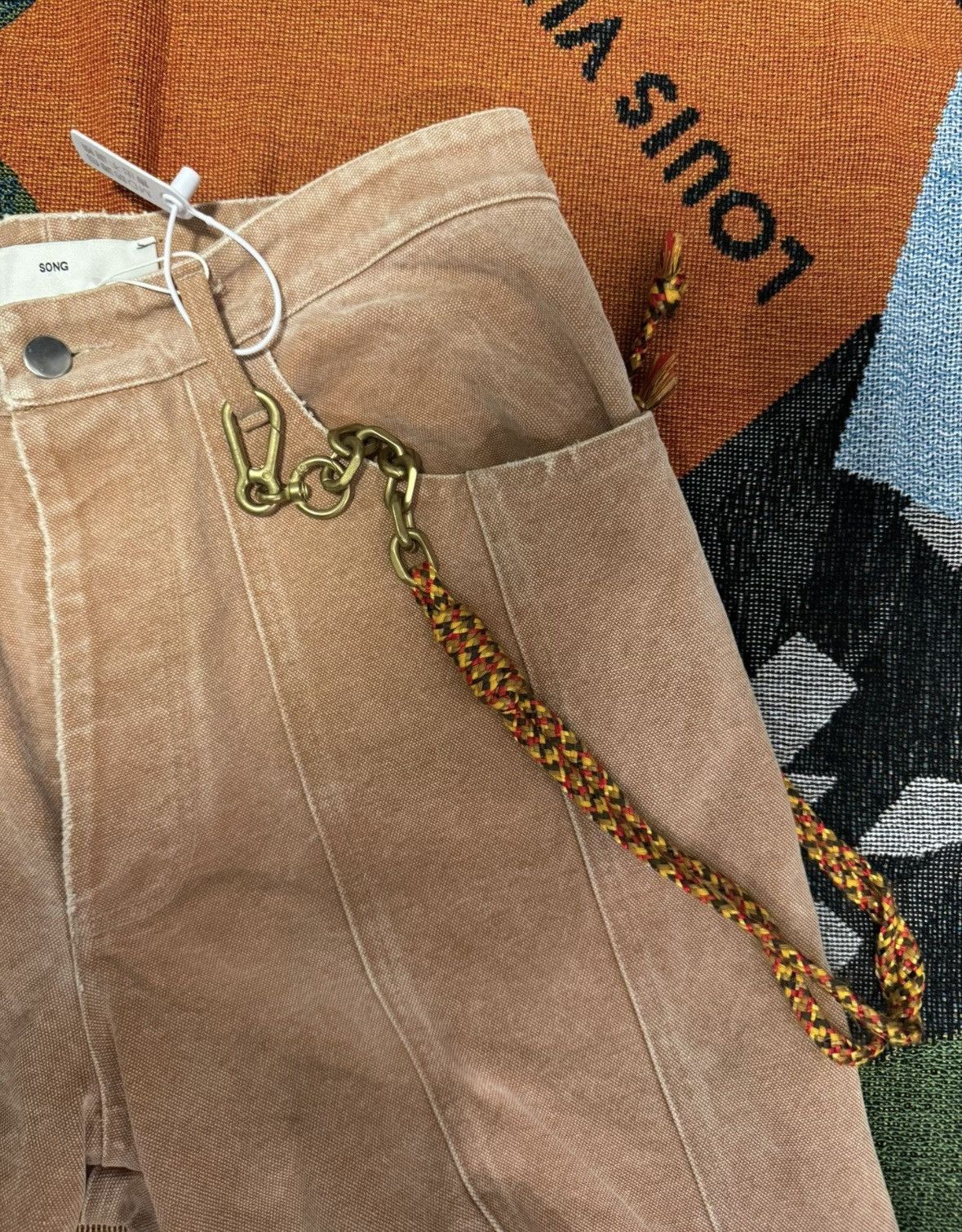 Song For The Mute Song for the mute Baggy Curved Jeans Size US 32 / EU 48 - 4 Thumbnail
