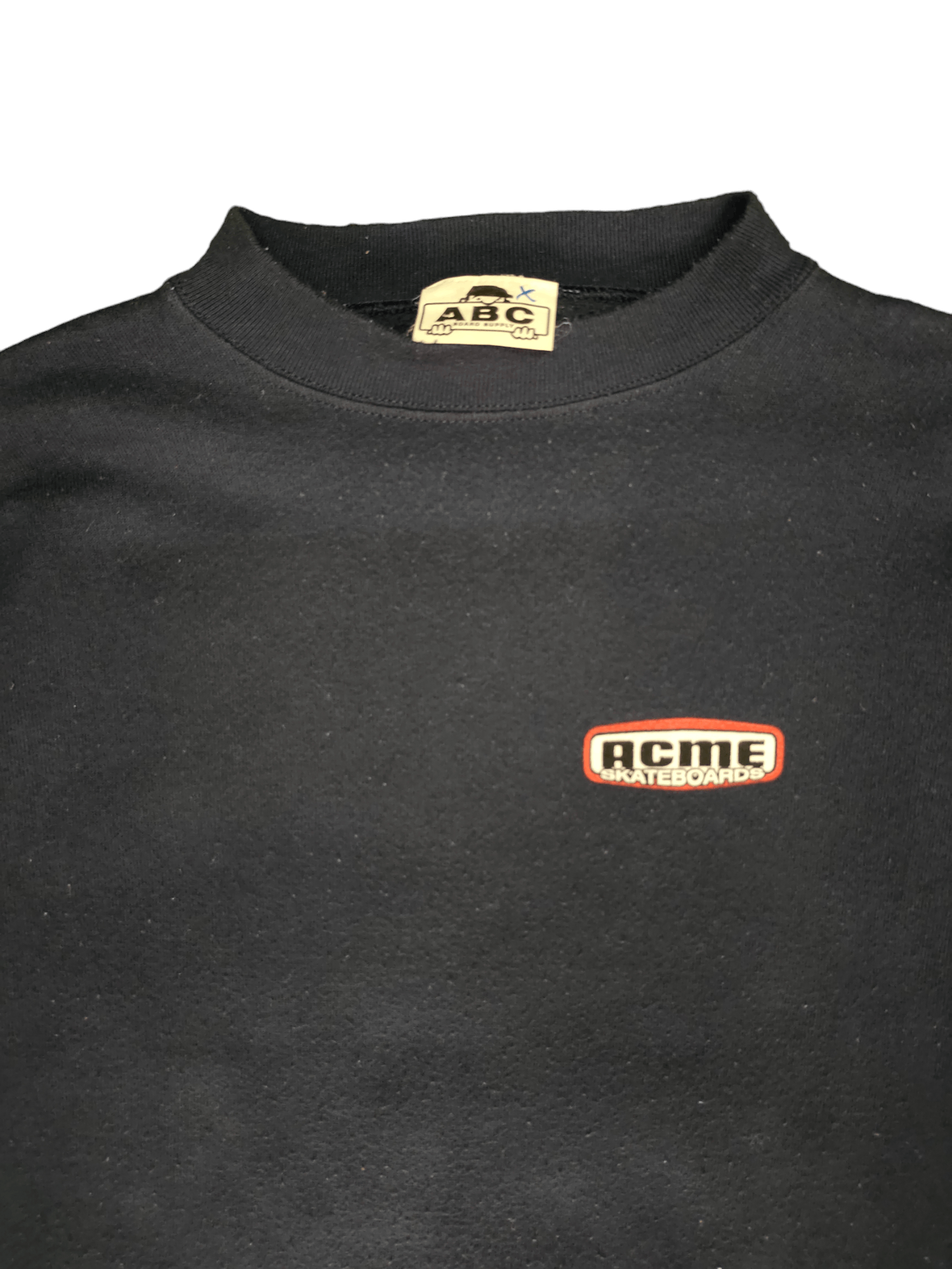 Santa Cruz Skateboards Vintage 1990s Acme Skateboards Logo Sweatshirt Size US XL / EU 56 / 4 - 3 Thumbnail