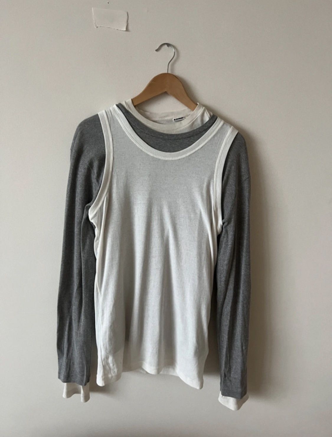Jil Sander Jil Sander+ SS25 triple layer t-shirt Size US L / EU 52-54 / 3 - 4 Thumbnail