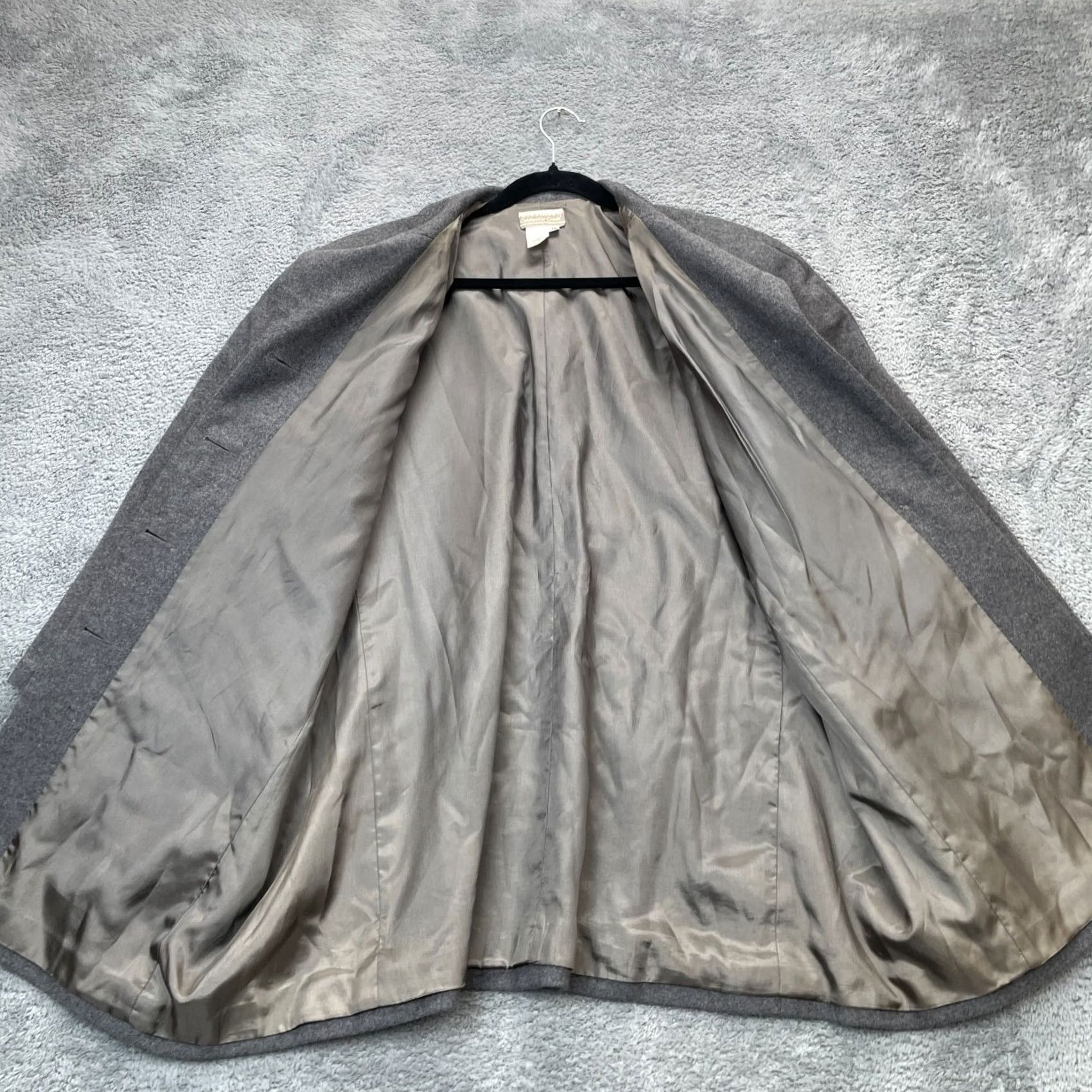 Coldwater Creek Vintage Coldwater Creek Jacket Womens XL Gray Coat Wool Blend Lined Size XL / US 12-14 / IT 48-50 - 3 Thumbnail